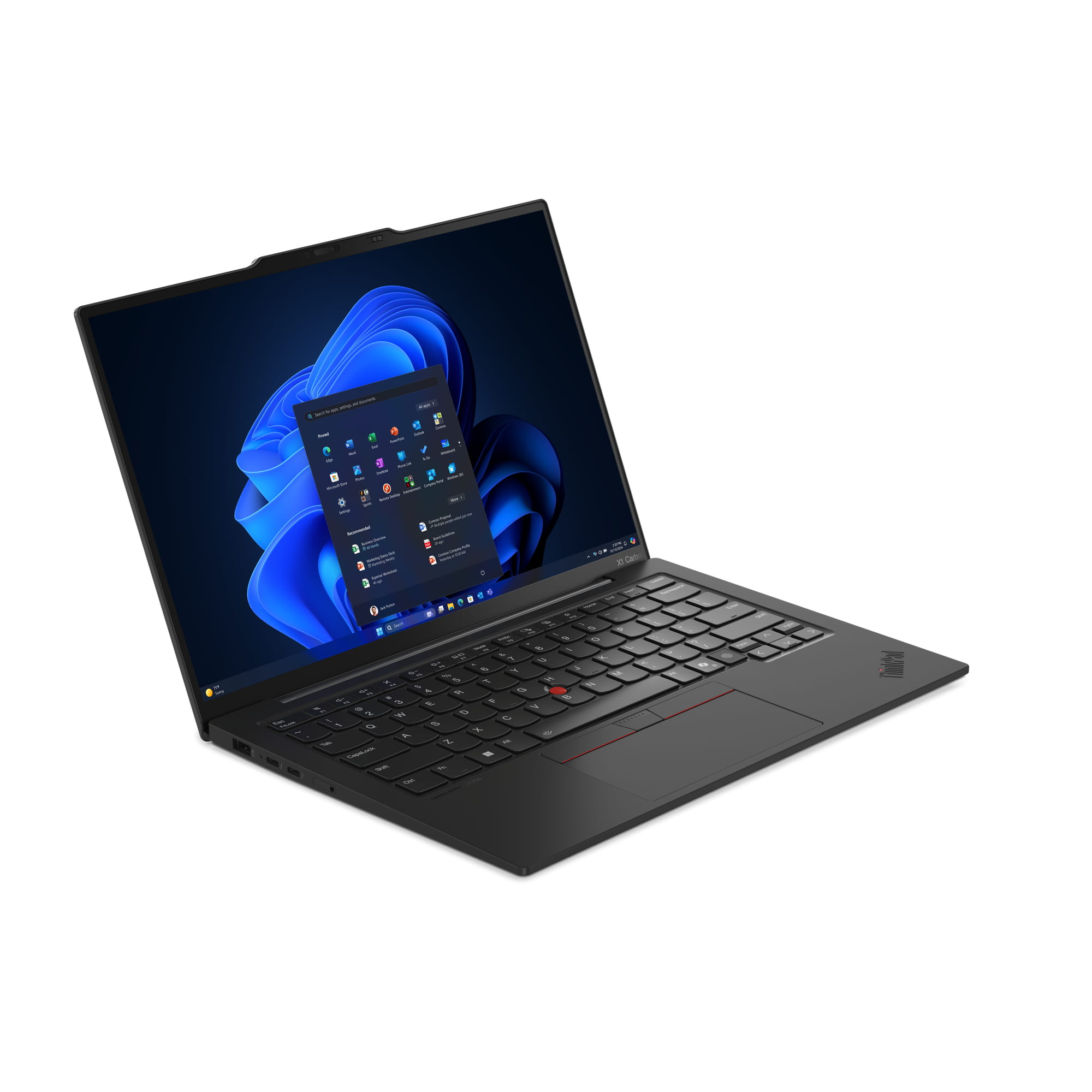Lenovo ThinkPad X1 Carbon Gen 13 21NS - 180°-Scharnierdesign - Intel Core Ultra 7 258V / 2.2 GHz - Evo - Win 11 Pro - Intel Arc Graphics 140V - 32 GB RAM - 1 TB SSD TCG Opal Encryption 2, NVMe, Performance - 35.6 cm (14")