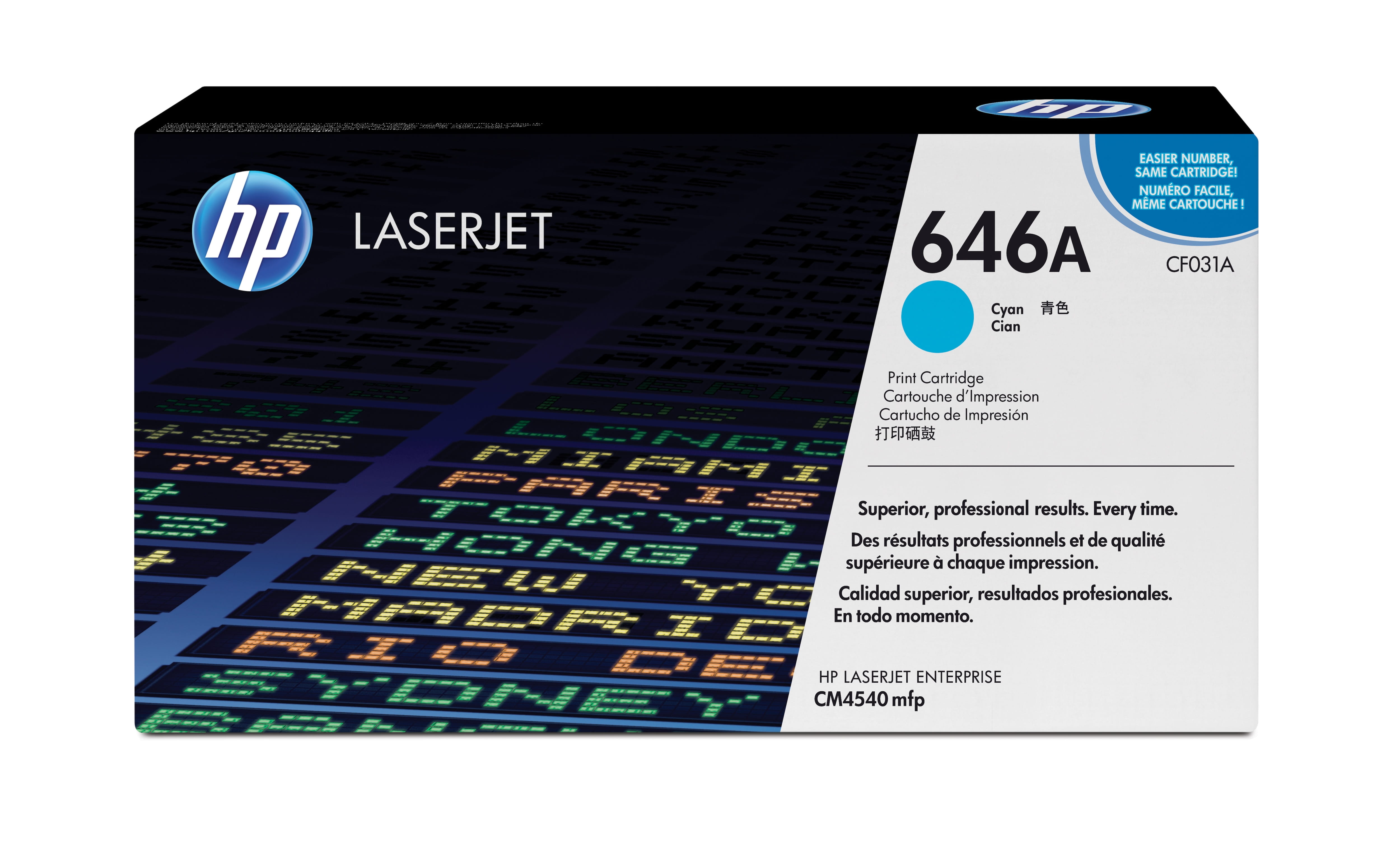 HP 646A - Cyan - original - LaserJet - Tonerpatrone (CF031A)