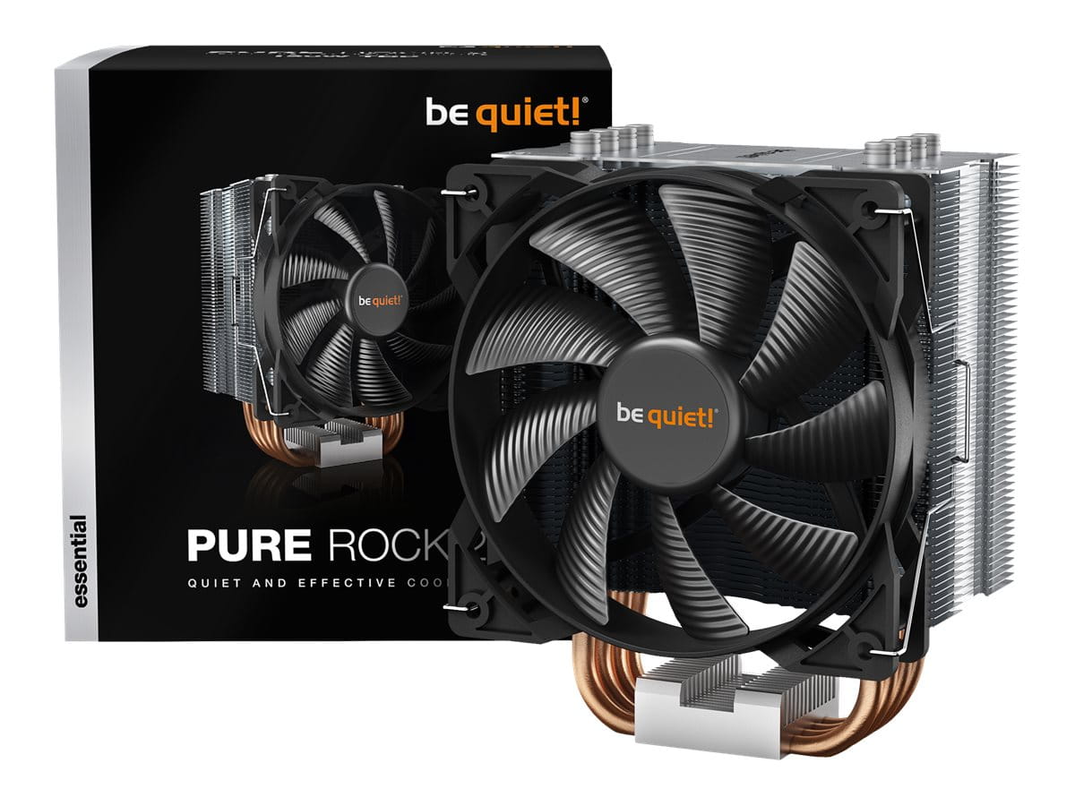 Be Quiet! Pure Rock 2 - Prozessor-Luftkühler - (für: LGA1150, LGA1151, LGA1155, LGA1200, LGA1700, LGA2011-3 (Square ILM)