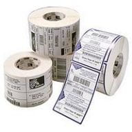 Zebra Direct 2100 - Matt - permanenter Gummiklebstoff - beschichtet - perforiert - 6,14 mil - weiß, Fühlmarke schwarz - 76.2 x 101.6 mm 130 Etikett(en) (1 Rolle(n)