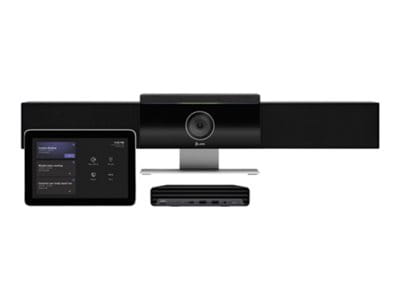 Poly Studio Medium Room Bundle - Für Zoom Rooms - Kit für Videokonferenzen (Poly Studio USB-Videoleiste, Poly TC10 Touchcontroller, HP Mini Conferencing PC)