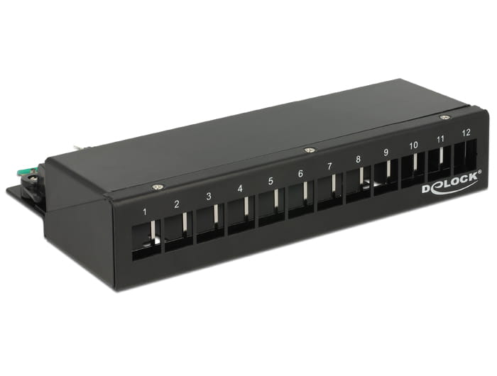 Delock Keystone Desktop Patch Panel - Patch Panel