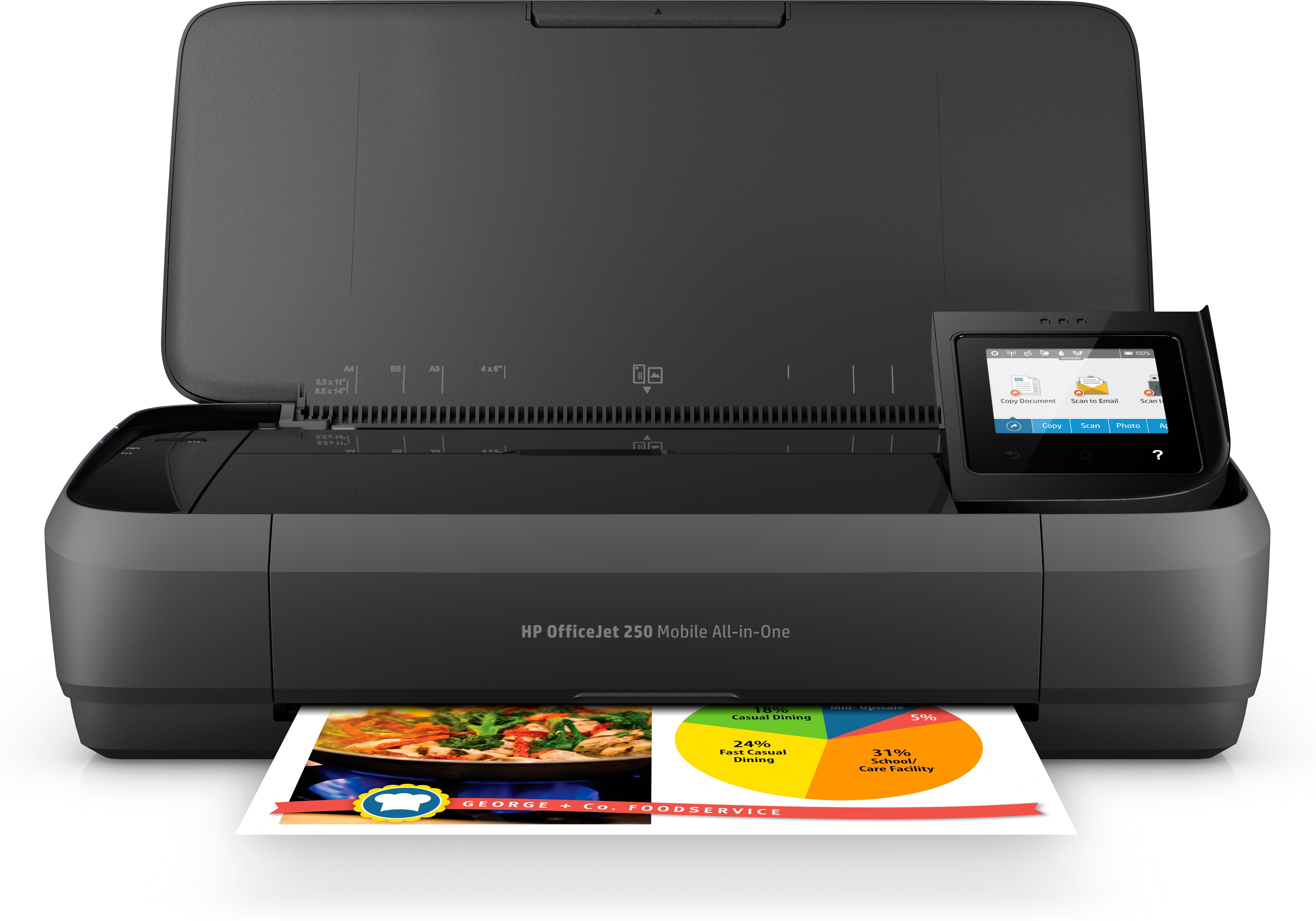 HP Officejet 250 Mobile All-in-One - Multifunktionsdrucker - Farbe - Tintenstrahl - Legal (216 x 356 mm)