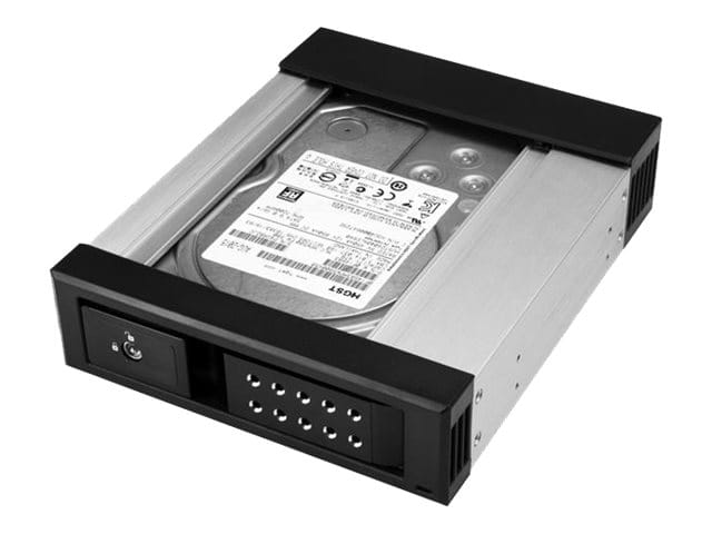 StarTech.com 5,25 auf 3,25 Festplatten Wechselrahmen - für 3,5 SATA/SAS Laufwerke - Trägerlos - SAS/SATA Backplane - Laufwerksschachtadapter - 5,25" bis 3,5" (13.3 cm to 8.9 cm)