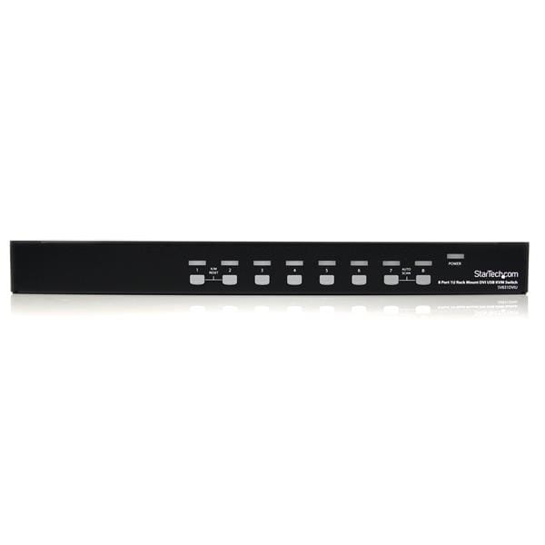 StarTech.com 8 Port 1HE DVI USB KVM Switch - 8-fach DVI-I / USB-B Umschalter zur Rack-Montage