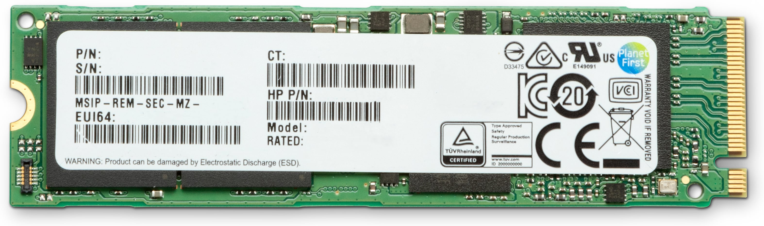 HP  SSD - 1 TB - intern - M.2 2280 - PCIe (NVMe)