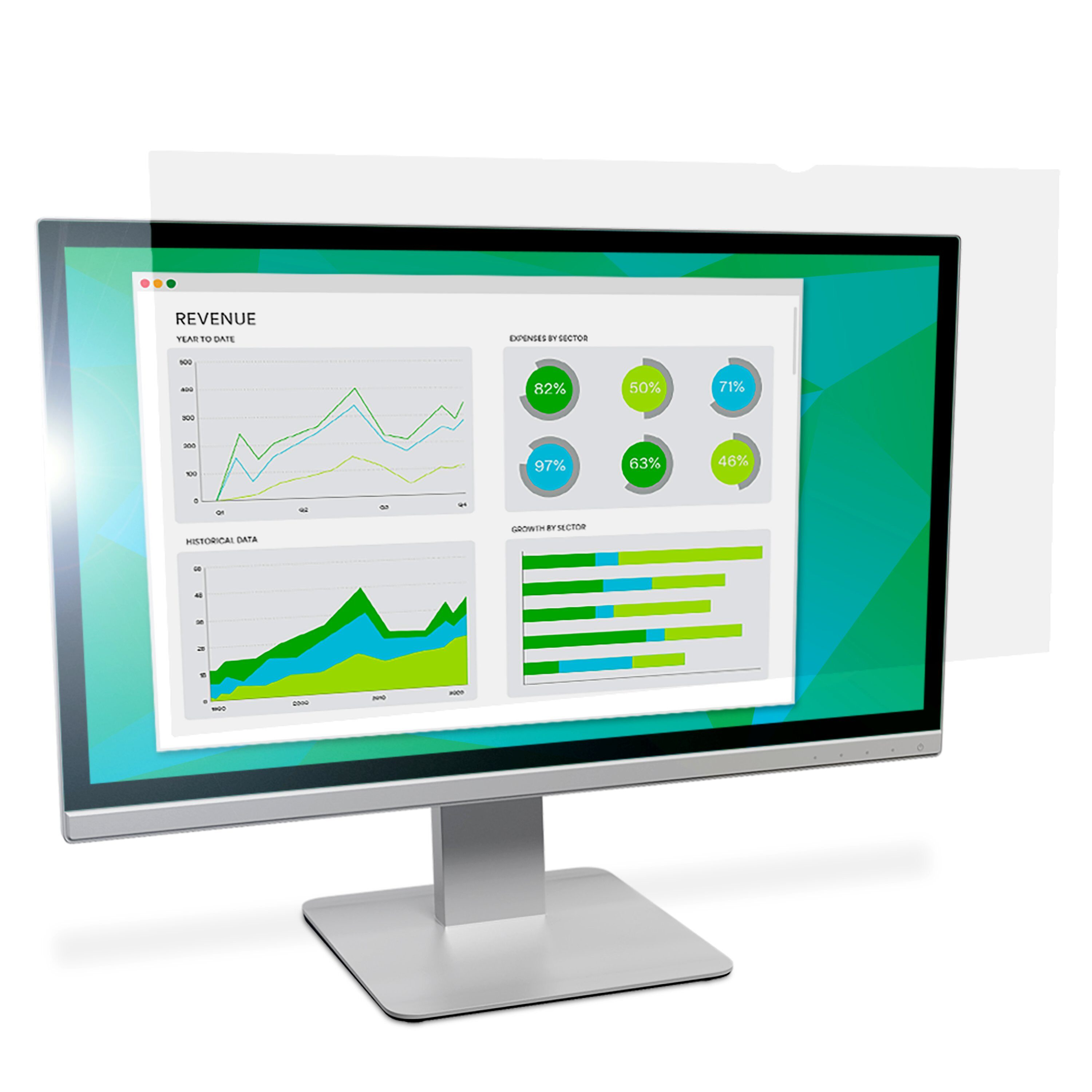 3M Blendschutzfilter for 24" Monitors 16:10 - Display-Blendschutzfilter - 61 cm (24")