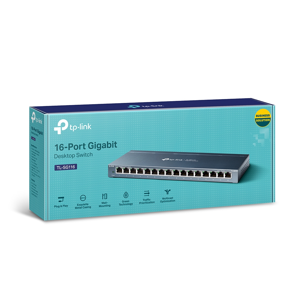 TP-LINK TL-SG116 - Switch - 16 x 10/100/1000