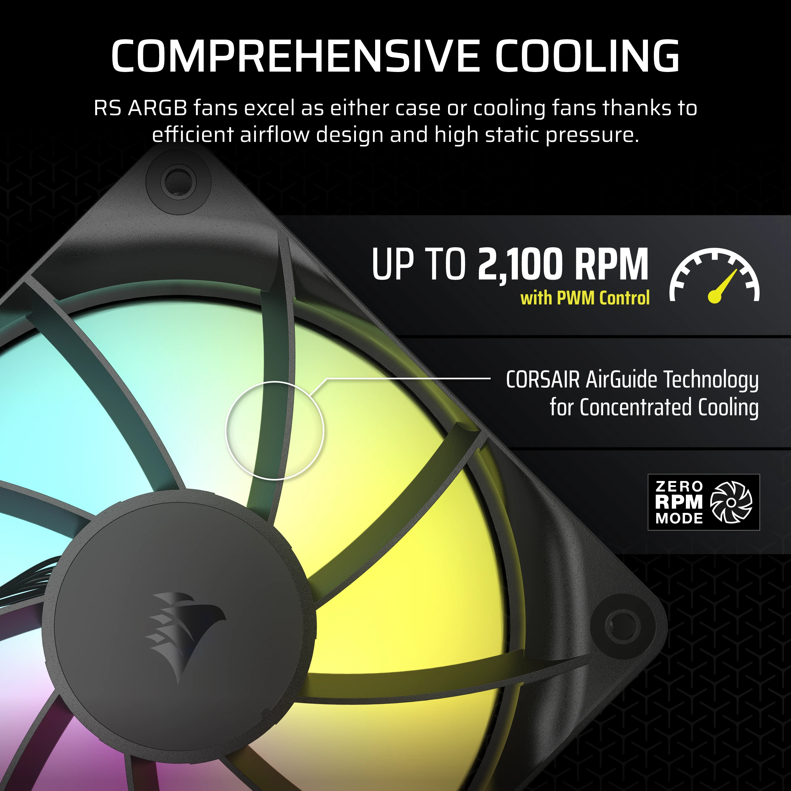 Corsair RS120 ARGB - Gehäuselüfter - 120 mm
