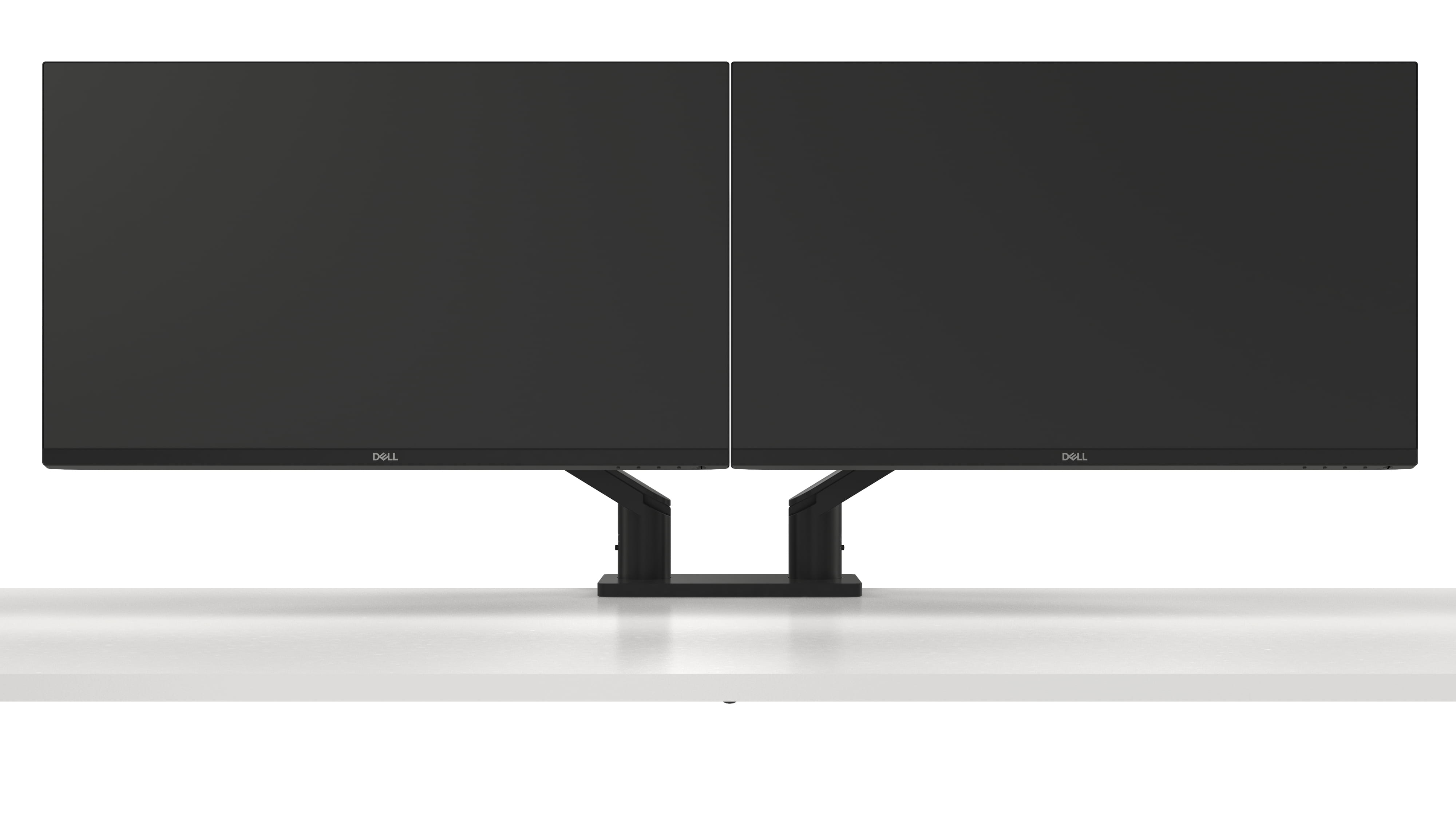 Dell Dual Monitor Arm - MDA20 - Befestigungskit - einstellbarer Arm - für 2 LCD-Displays - Schwarz - Bildschirmgröße: 48.3-86.4 cm (19"-34")