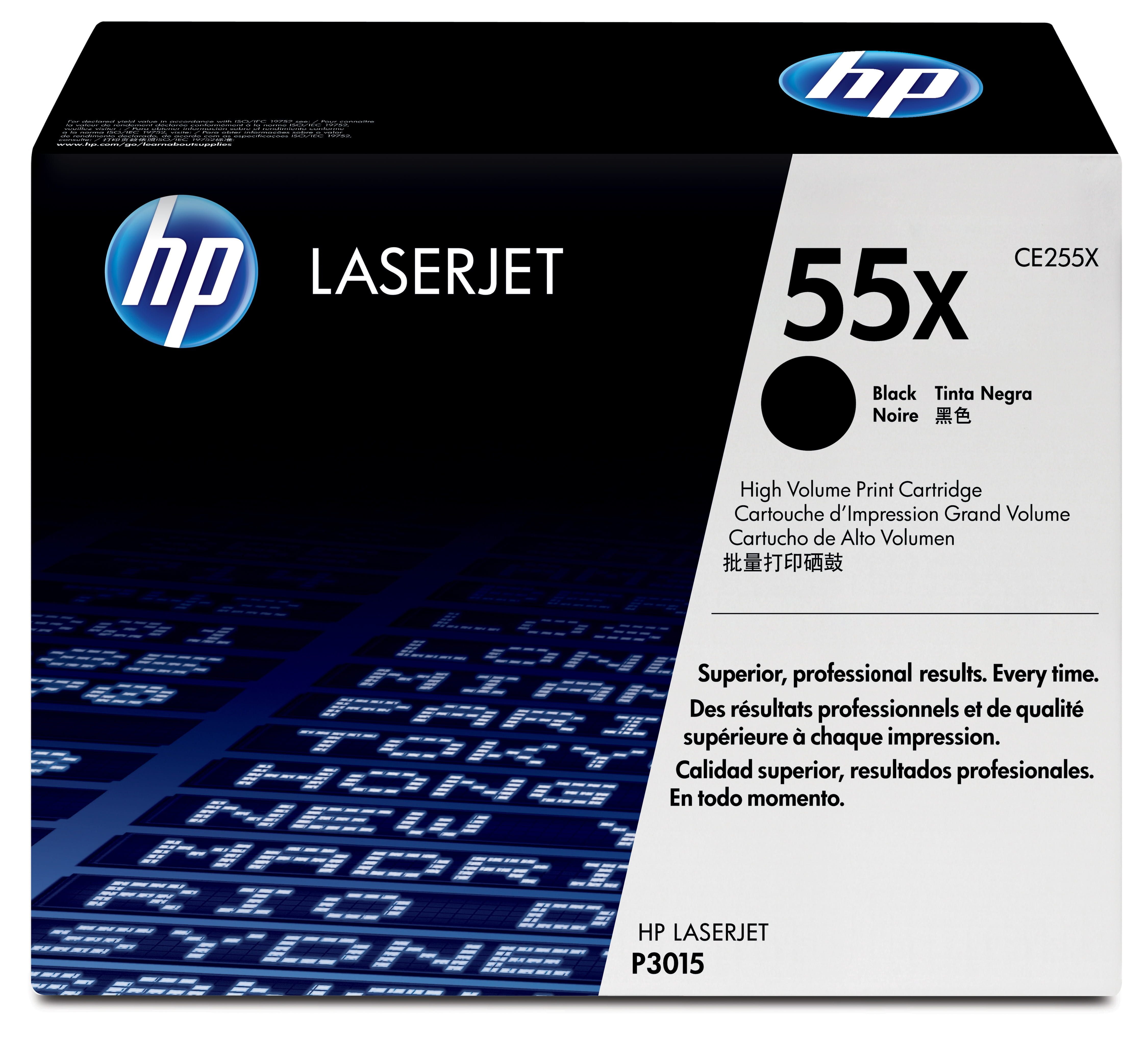 HP 55X - Hohe Ergiebigkeit - Schwarz - original - LaserJet - Tonerpatrone (CE255X)