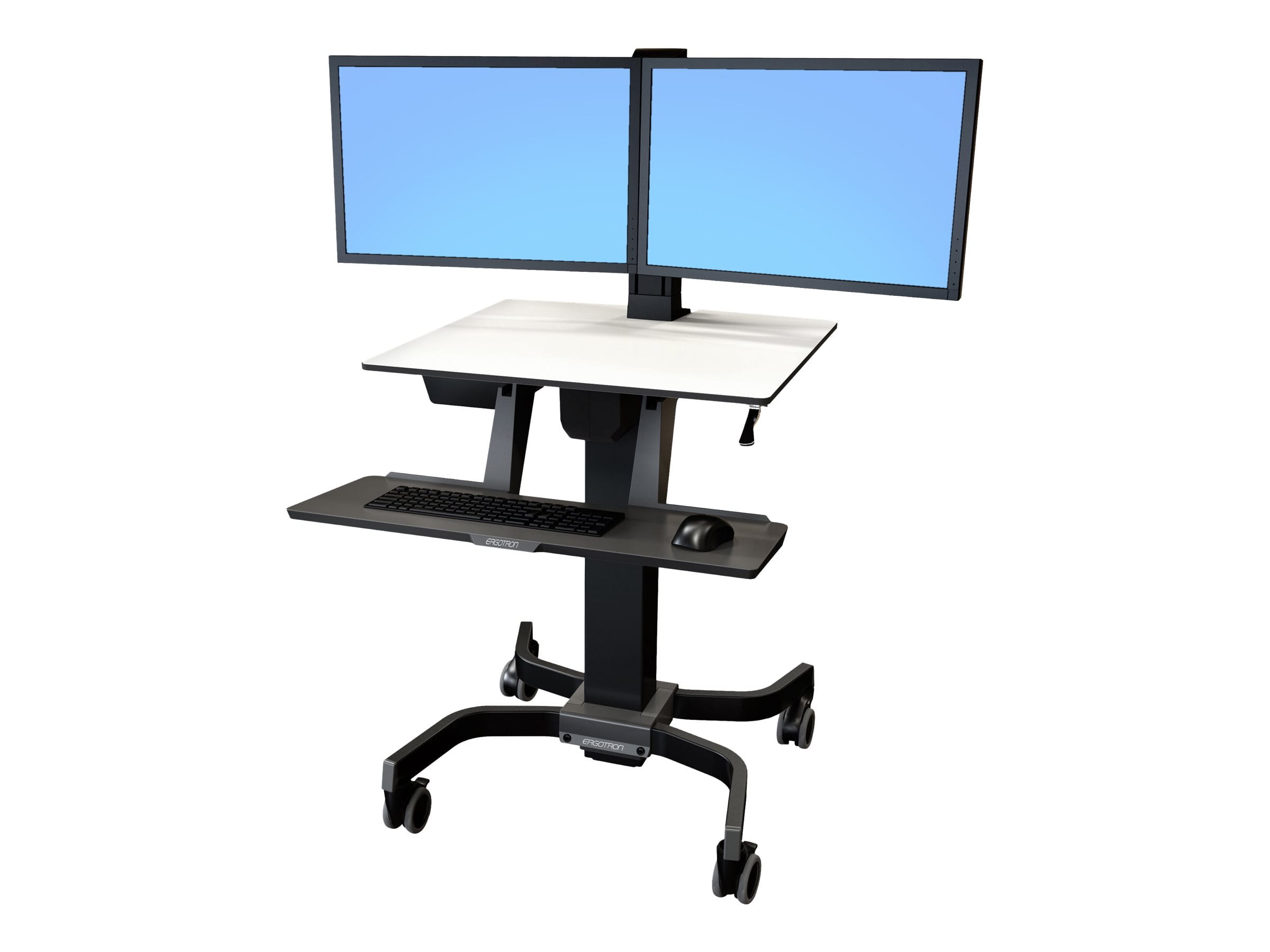 Ergotron WorkFit-C Dual - Sitz-/Steh-Arbeitsplatz