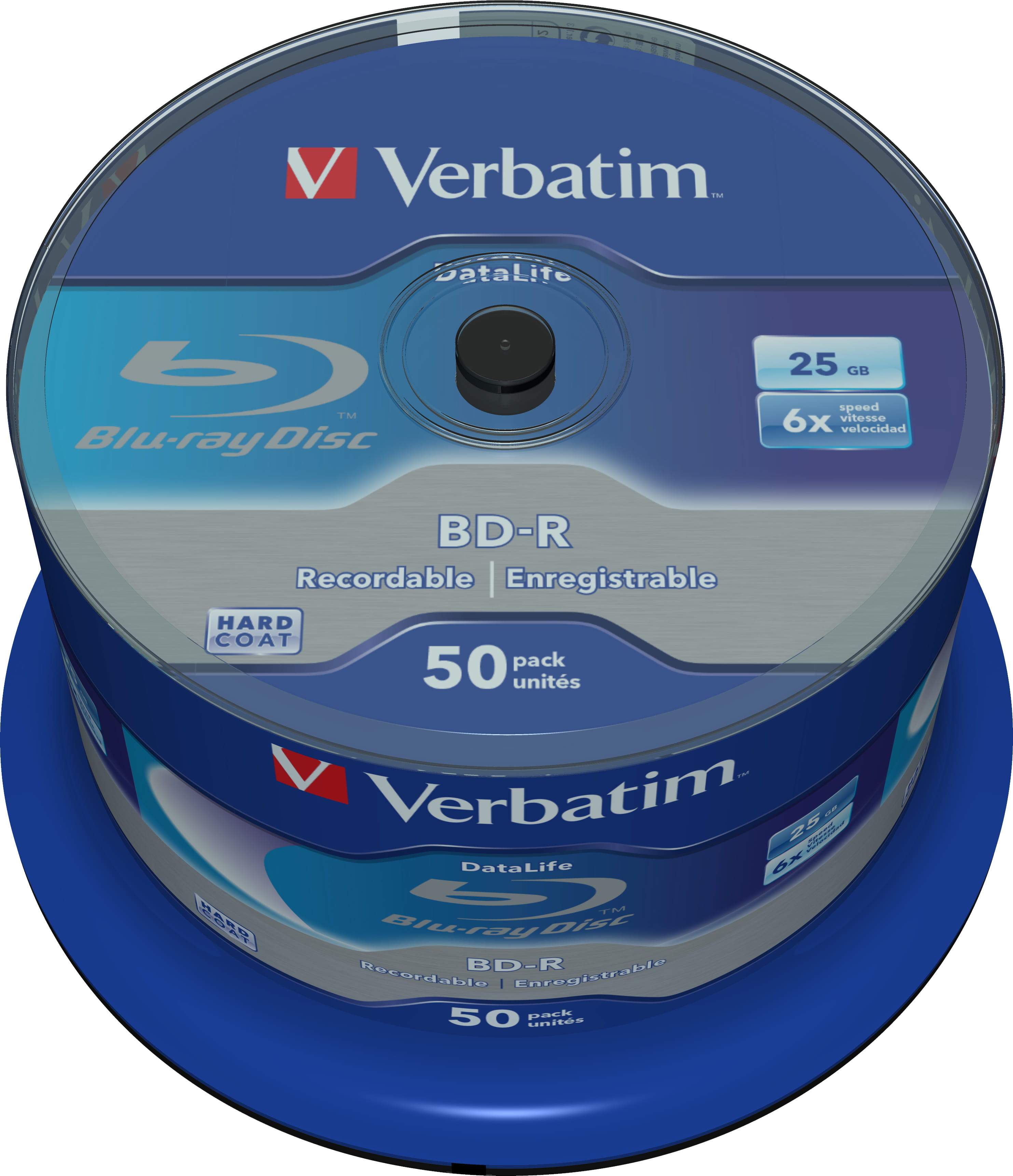 Verbatim DataLife - 50 x BD-R - 25 GB 6x - Spindel