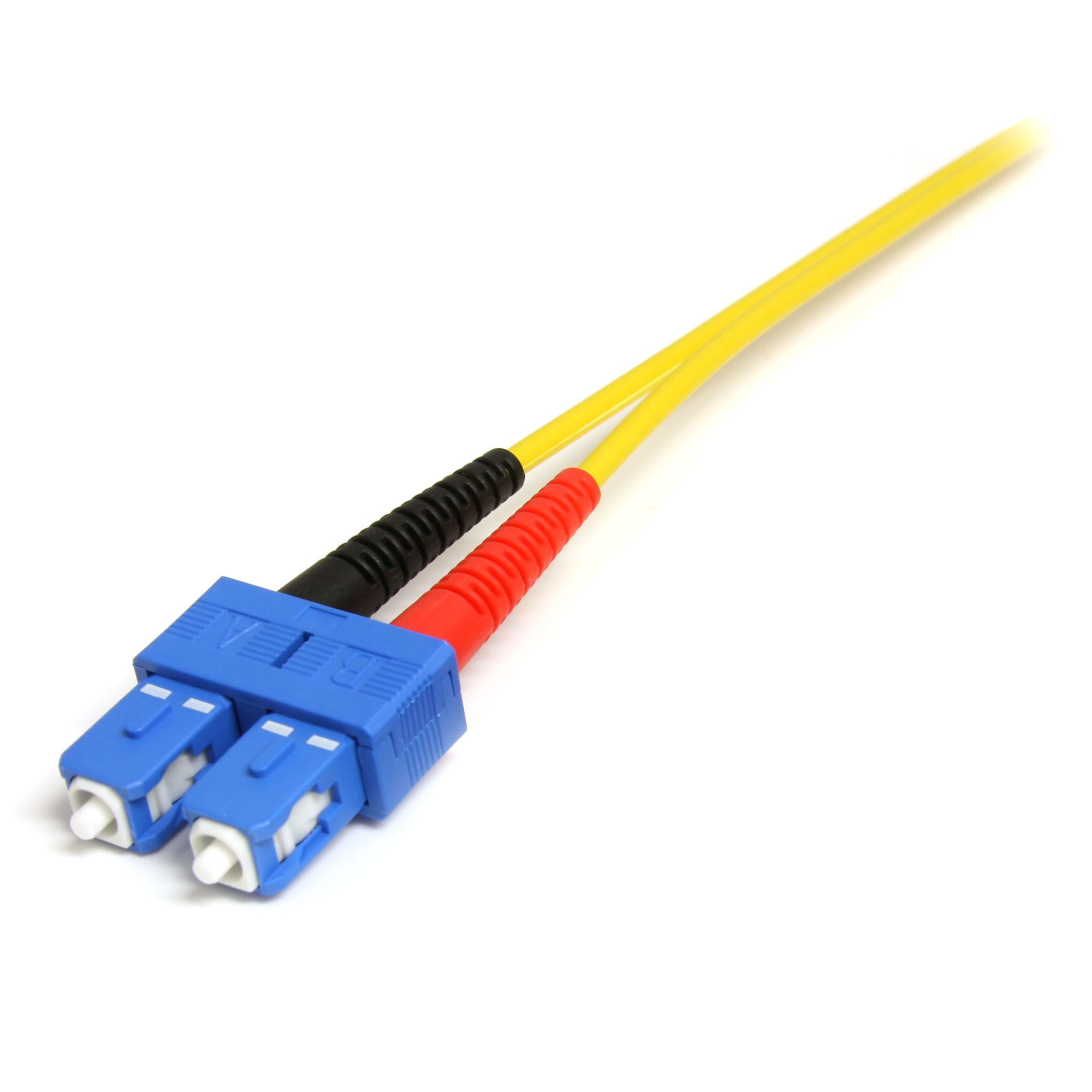 StarTech.com 1m Fiber Optic Cable - Single-Mode Duplex 9/125 - LSZH - LC/SC - OS1 - LC to SC Fiber Patch Cable (SMFIBLCSC1)