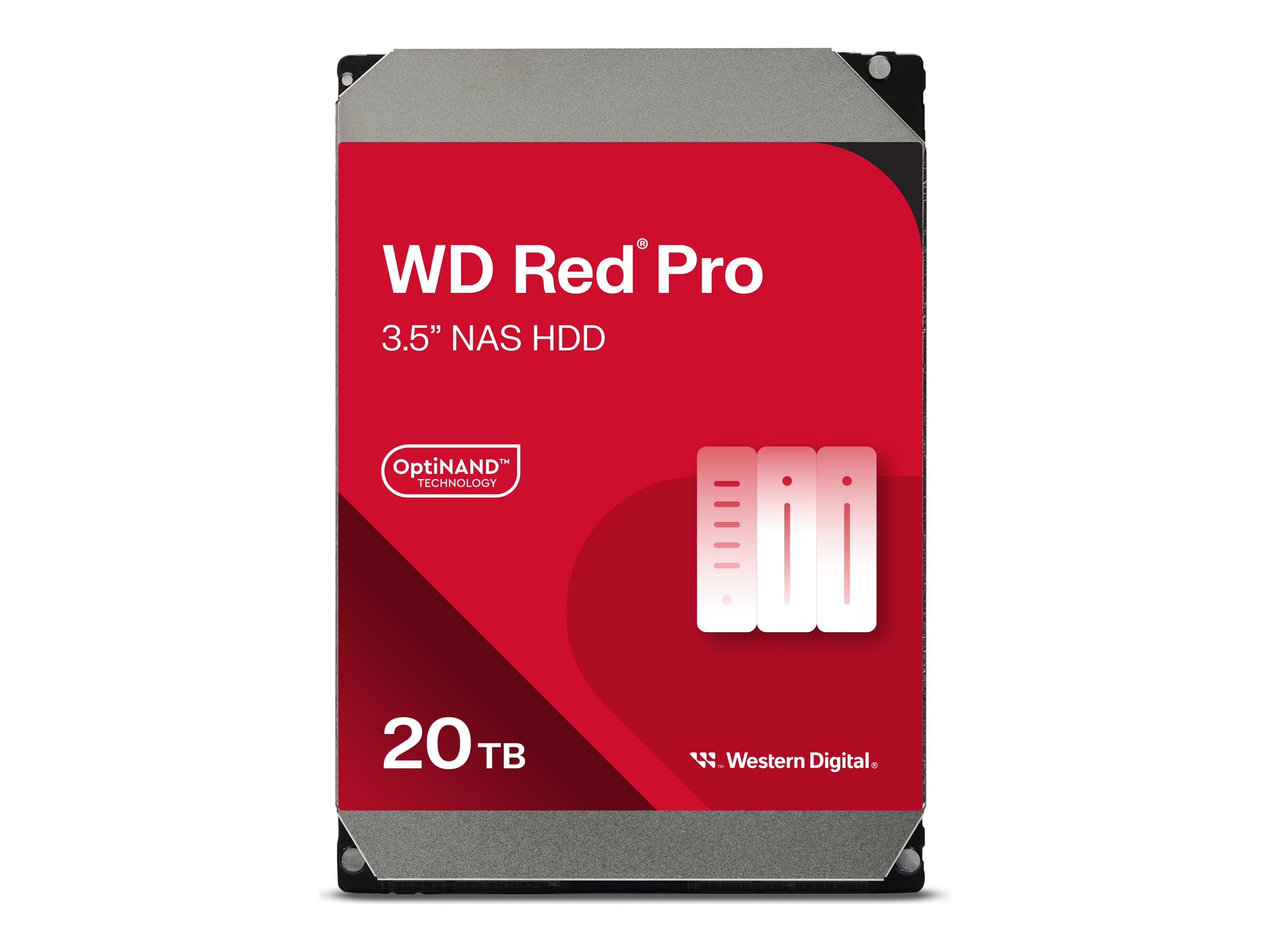 WD Red Pro WD201KFGX - Festplatte - 20 TB - intern - 3.5" (8.9 cm)