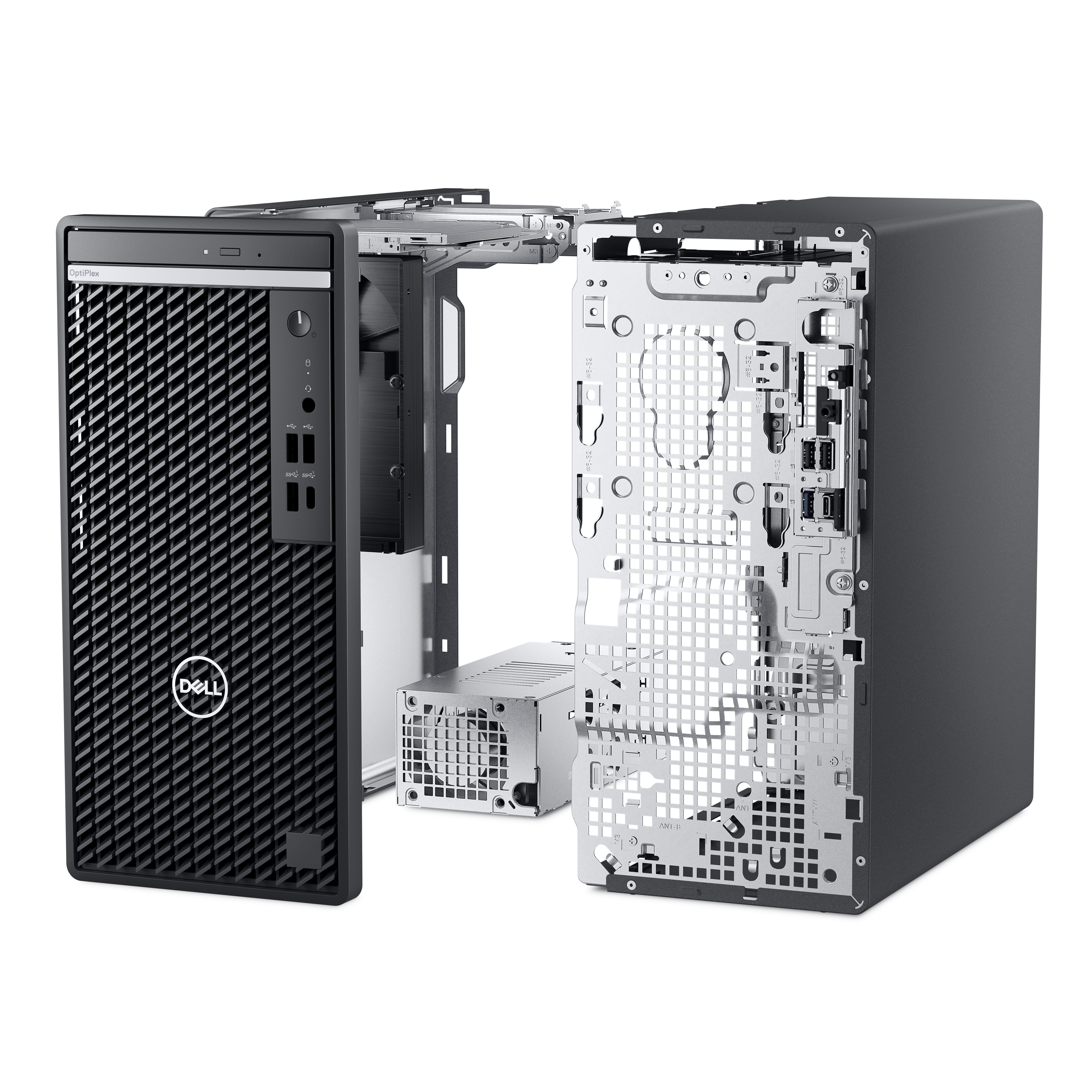 Dell OptiPlex 7020 (version 2024) - MT - Core i5 i5-14500 / 2.6 GHz - RAM 8 GB - SSD 512 GB - NVMe, Class 35 - DVD-Writer - UHD Graphics 770 - 1GbE - Win 11 Pro - Monitor: keiner - Schwarz - BTS - mit 1 Jahr Vor-Ort-Basisgarantie (AT, DE - 2 Jahre)