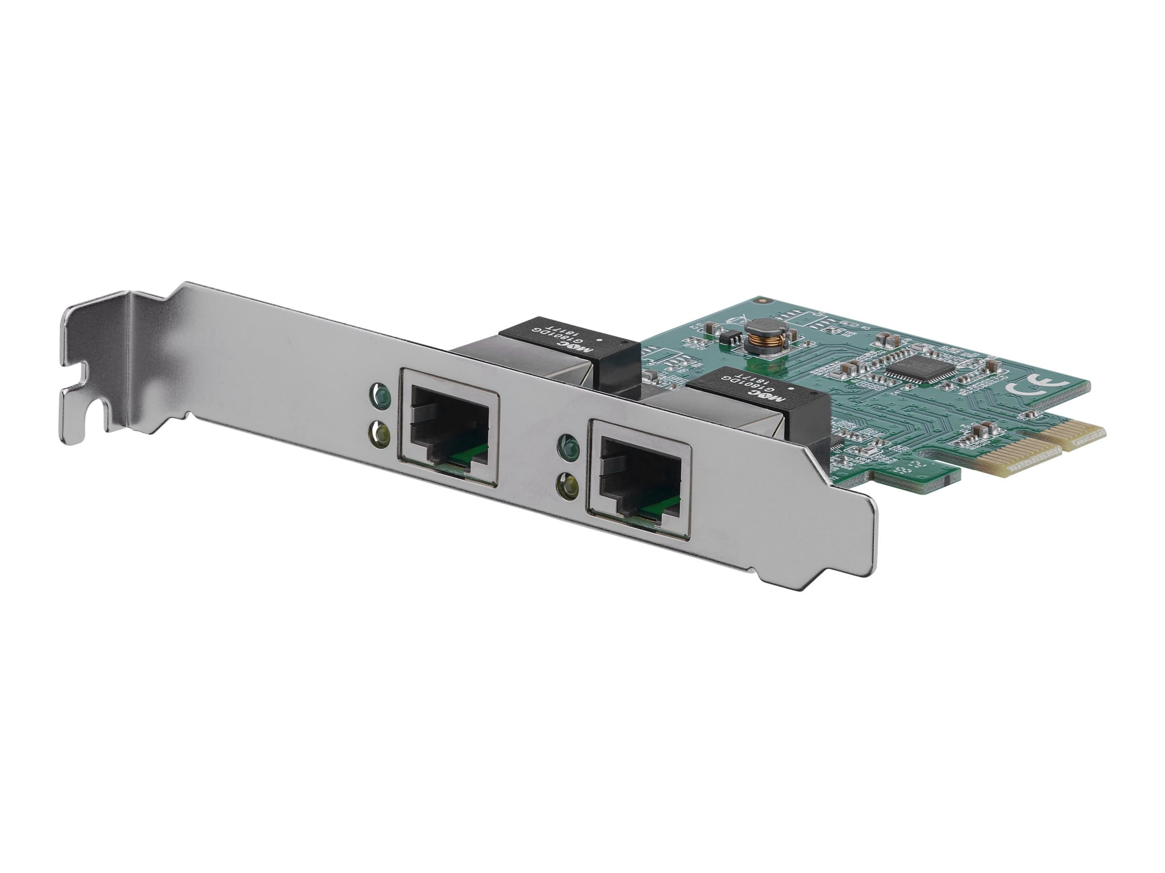 StarTech.com Dual Port Gigabit PCI Express Server Network Adapter Card - 1 Gbps PCIe NIC - Dual Port Server Adapter - 2 Port Ethernet Card (ST1000SPEXD4)