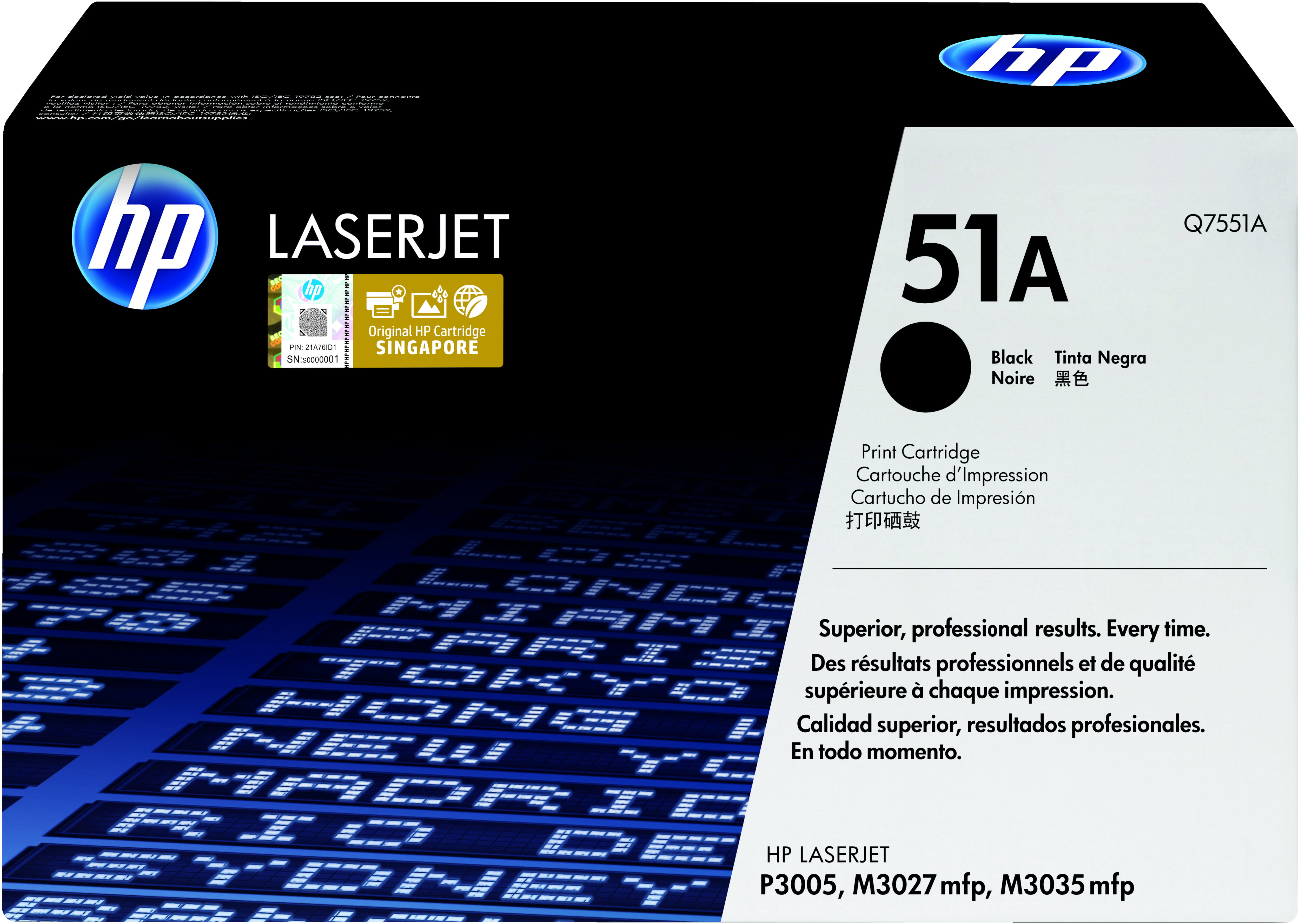 HP 51A - Schwarz - Original - LaserJet - Tonerpatrone (Q7551A)