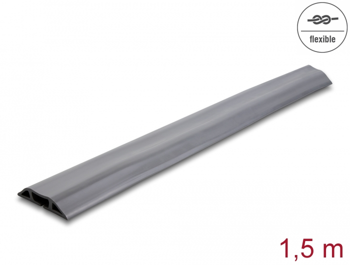 Delock Kabelkanal - flexibel, 70 x 13 mm - Boden montierbar