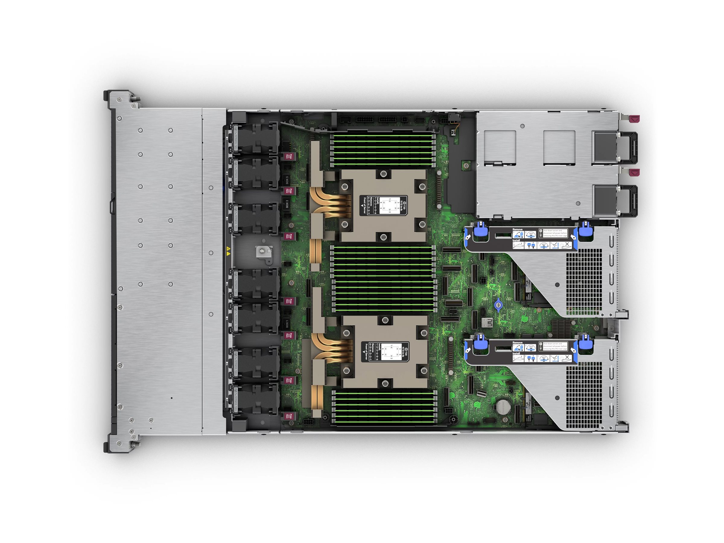 HPE ProLiant DL365 Gen11 - Server - Rack-Montage - 1U - zweiweg - keine CPU - RAM 0 GB - SATA/SAS/NVMe - Hot-Swap EDSFF E3.S (EDSFF E3.S)