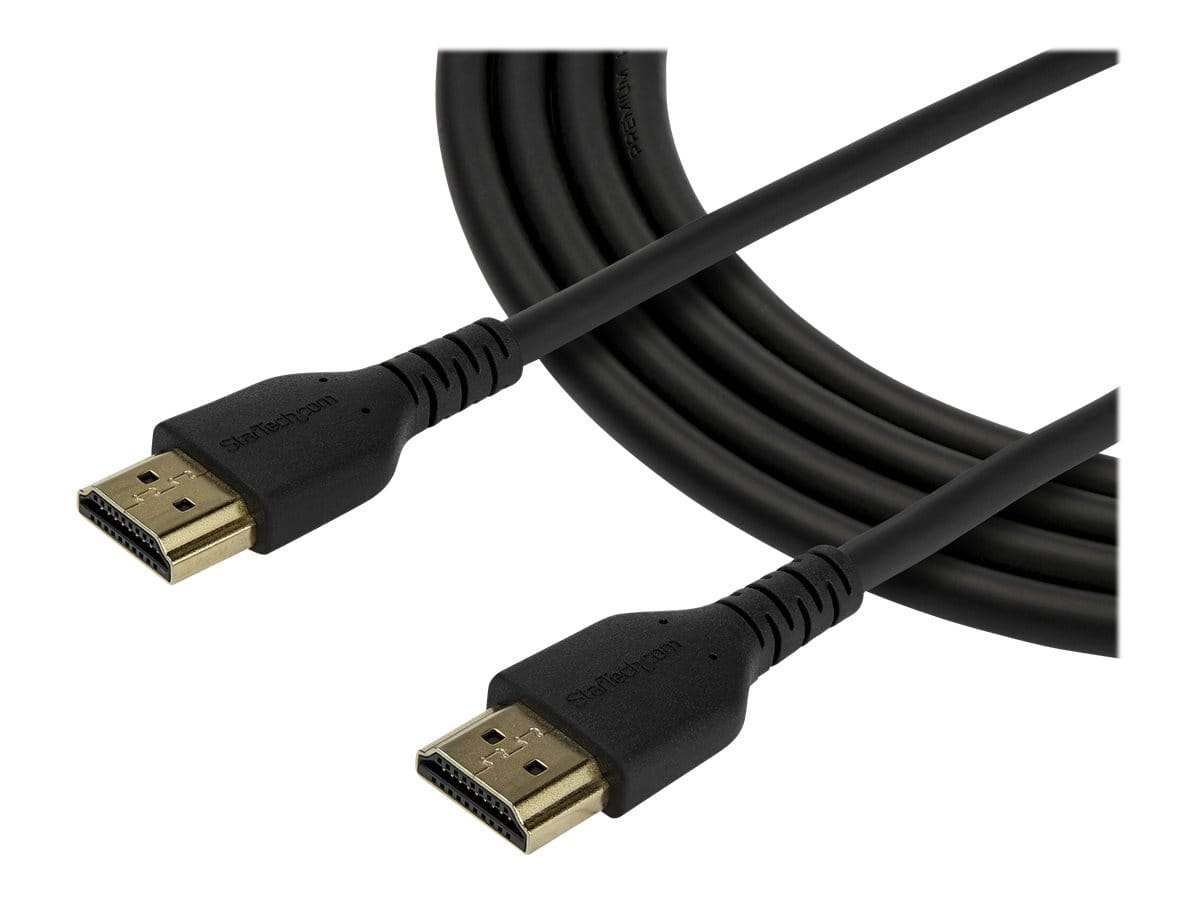 StarTech.com RHDMM1MP HDMI Kabel (1m, HDMI 2.0, 4k 60Hz, premium High Speed HDMI Kabel mit Ethernet, für Monitore oder TVs)