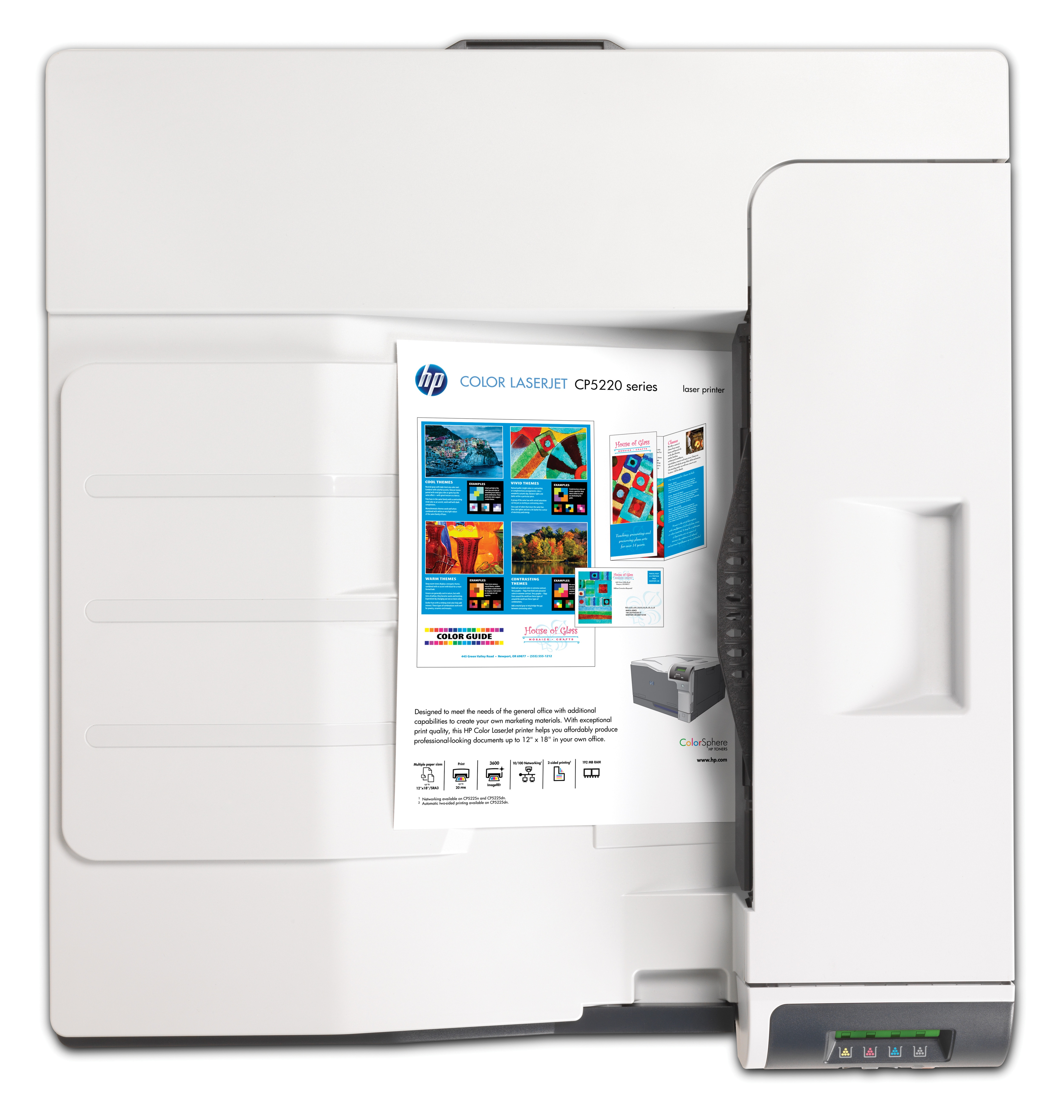 HP Color LaserJet Professional CP5225 - Drucker - Farbe - Laser - A3 - 600 dpi - bis zu 20 Seiten/Min. (einfarbig)/