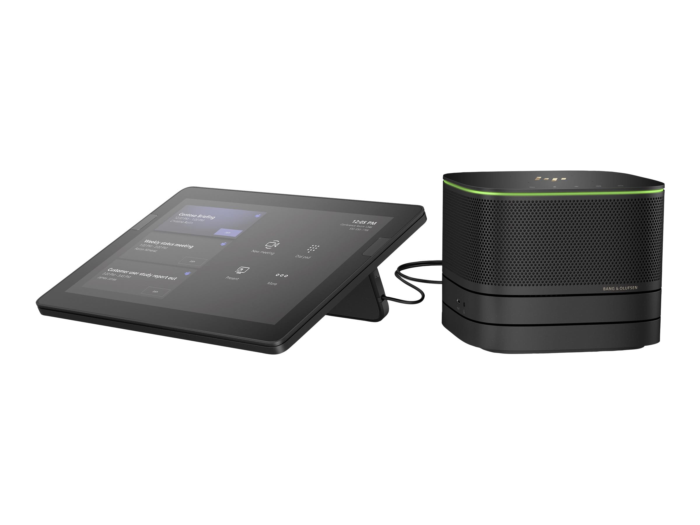 HP Elite Slice G2 with Microsoft Teams Rooms - USFF - Core i5 7500T / 2.7 GHz - vPro - RAM 8 GB - SSD 256 GB - NVMe - HD Graphics 630 - 1GbE - WLAN: 802.11a/b/g/n/ac, Bluetooth 4.2 - Win 10 IoT Enterprise 64-bit - Monitor: LCD 31.2 cm (12.3")