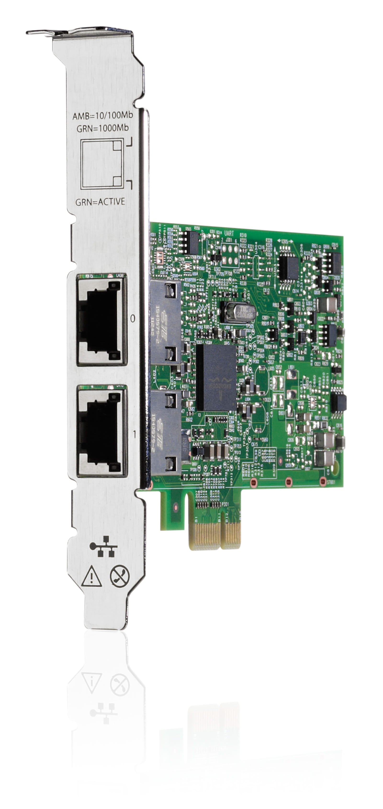 HPE 332T - Netzwerkadapter - PCIe 2.0 Low-Profile