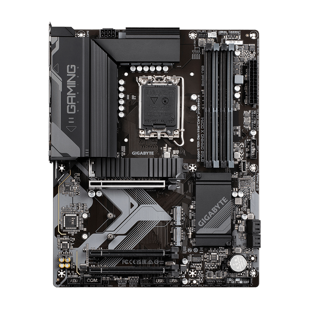 Gigabyte B760 GAMING X DDR4 - 1.0 - Motherboard - ATX - LGA1700-Sockel - B760 Chipsatz - USB-C 3.2 Gen2, USB 3.2 Gen 1 - 2.5 Gigabit LAN - Onboard-Grafik (CPU erforderlich)