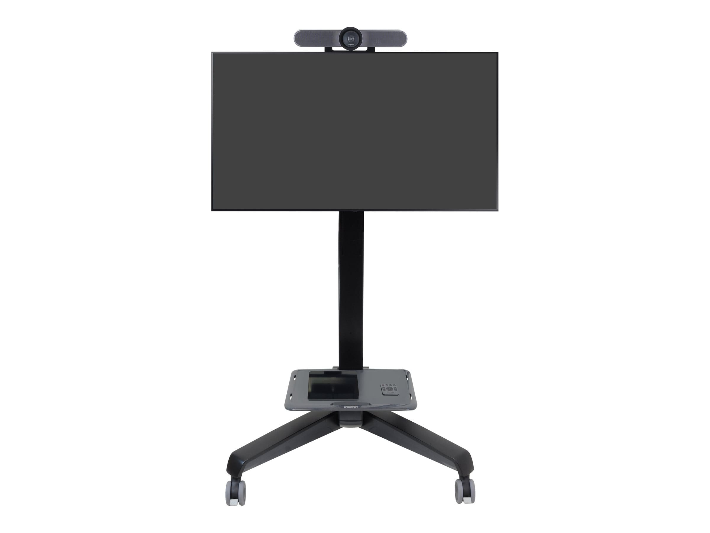 Ergotron Neo-Flex Mobile MediaCenter VHD - Wagen - Konstante Krafttechnologie - für LCD-Display - Kapazität 22,7 - 40,8 kg - Aluminium, Stahl, ABS-Kunststoff, Zinklegierung, Glasgefülltes Nylon - Schwarz - Bildschirmgröße: 94-190.5 cm (37"-75")