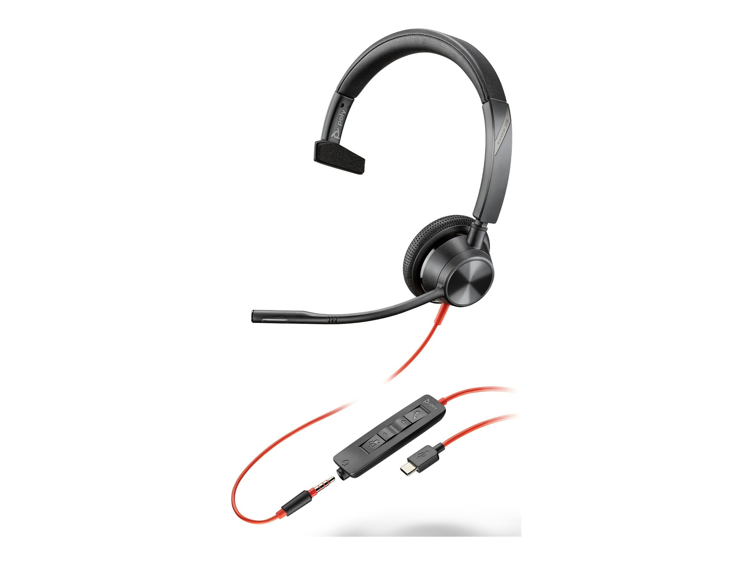 HP Poly Blackwire 3315 - Blackwire 3300 series - Headset