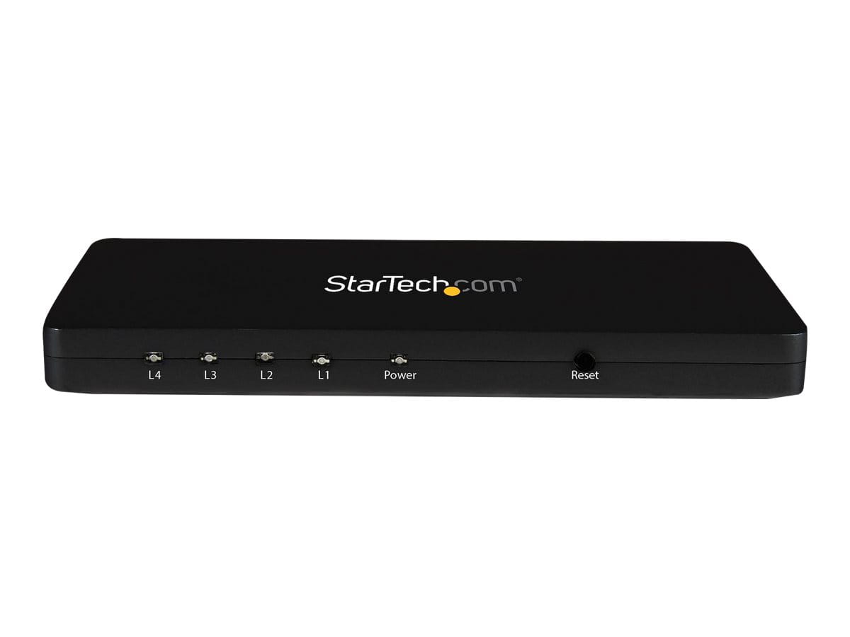 StarTech.com 4 Port HDMI 4k Video Splitter - 1x4 HDMI Verteiler mit Aluminiumgehäuse