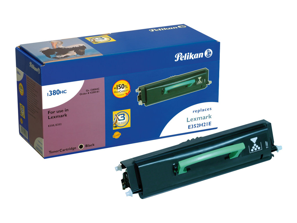 Pelikan 1380HC - Schwarz - kompatibel - Tonerpatrone (Alternative zu: Lexmark E352H11E)