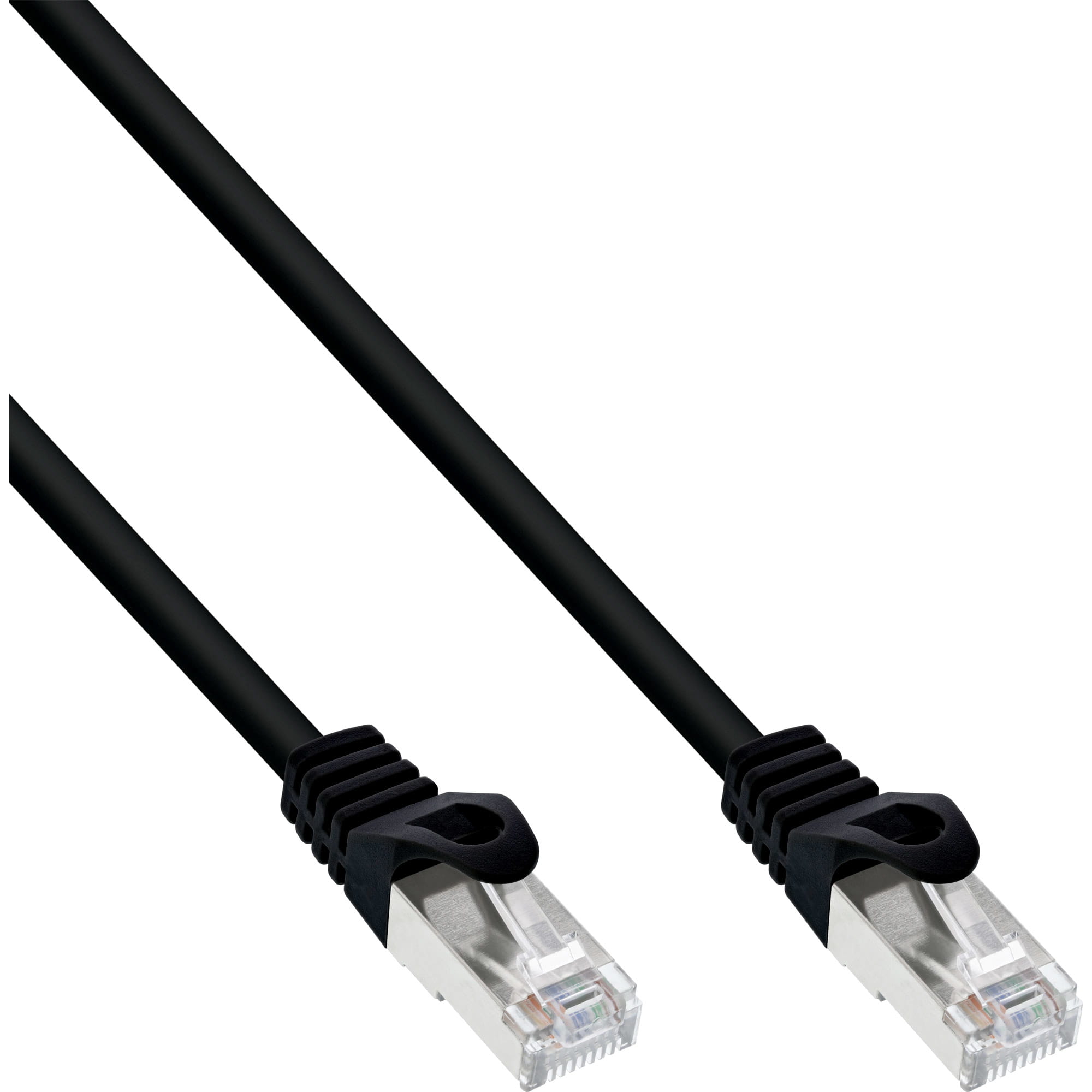 InLine Patchkabel - SF/UTP - Cat.5e - schwarz - 2m