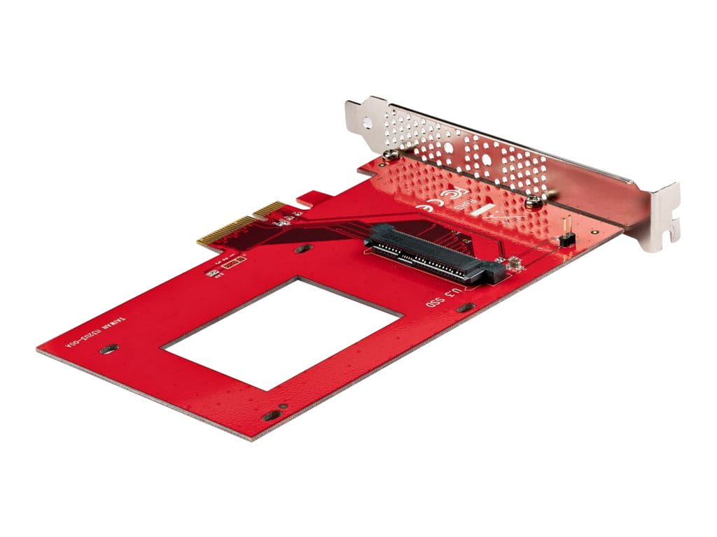 StarTech.com U.3 to PCIe Adapter Card, PCIe 4.0 x4 Adapter For 2.5" U.3 NVMe SSDs, SFF-TA-1001 PCI Express Add-in Card for Desktops/Servers, TAA Compliant - OS Independent (PEX4SFF8639U3)