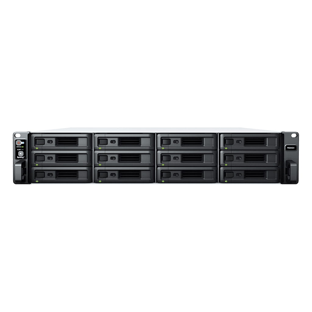 Synology RackStation RS2423+, NAS, Rack (2U), Ryzen Embedded, V1780B, 8 GB, DDR4