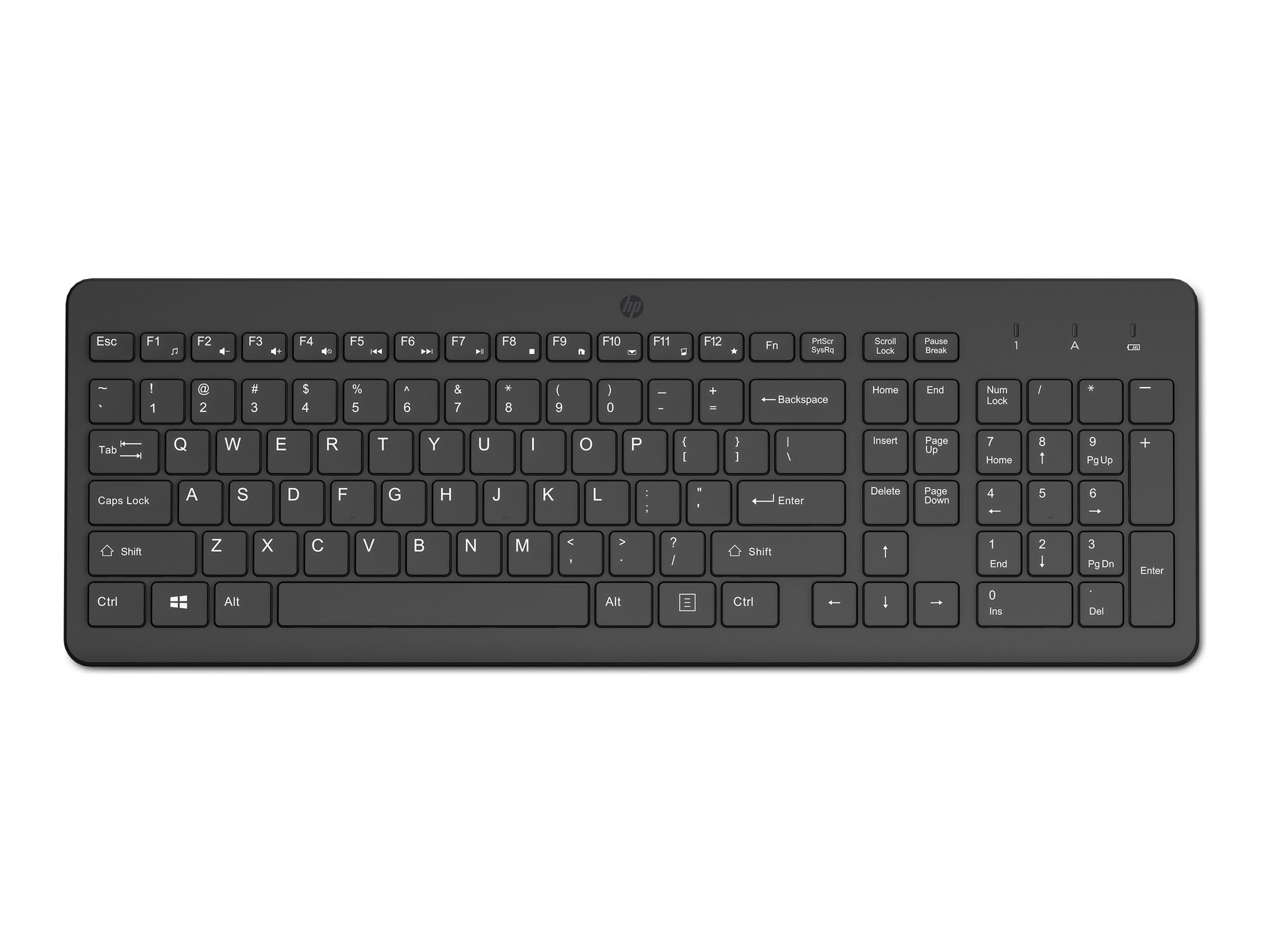 HP 225 - Tastatur - 2,5-Zonen-Layout - kabellos