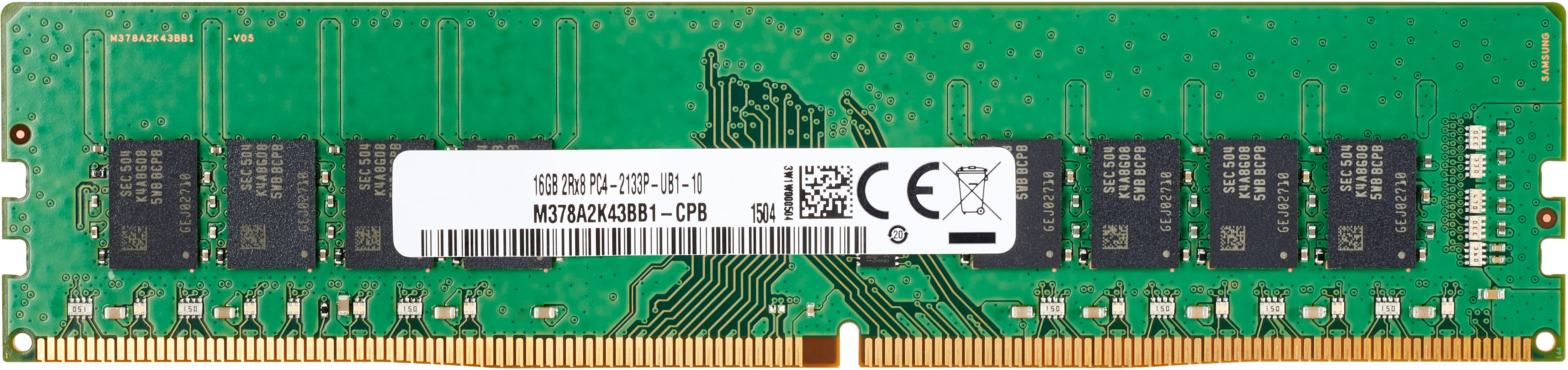 HP  DDR4 - Modul - 8 GB - DIMM 288-PIN - 3200 MHz / PC4-25600 - 1.2 V - ungepuffert - non-ECC - für HP 280 G4, 280 G5, 290 G3, 290 G4; Desktop 280 Pro G5, Pro 300 G6; EliteDesk 705 G5 (DIMM)