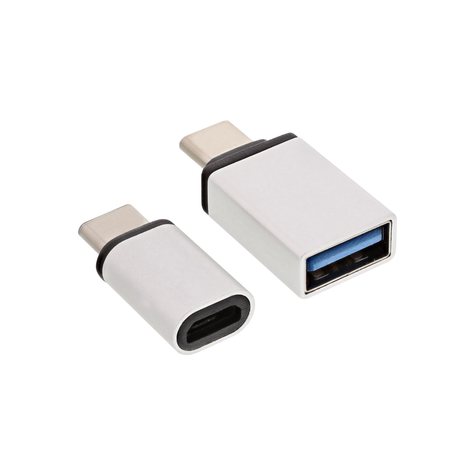 InLine USB Adapter-Set - USB-C Stecker an Micro-USB oder USB 3.0 A Buchse