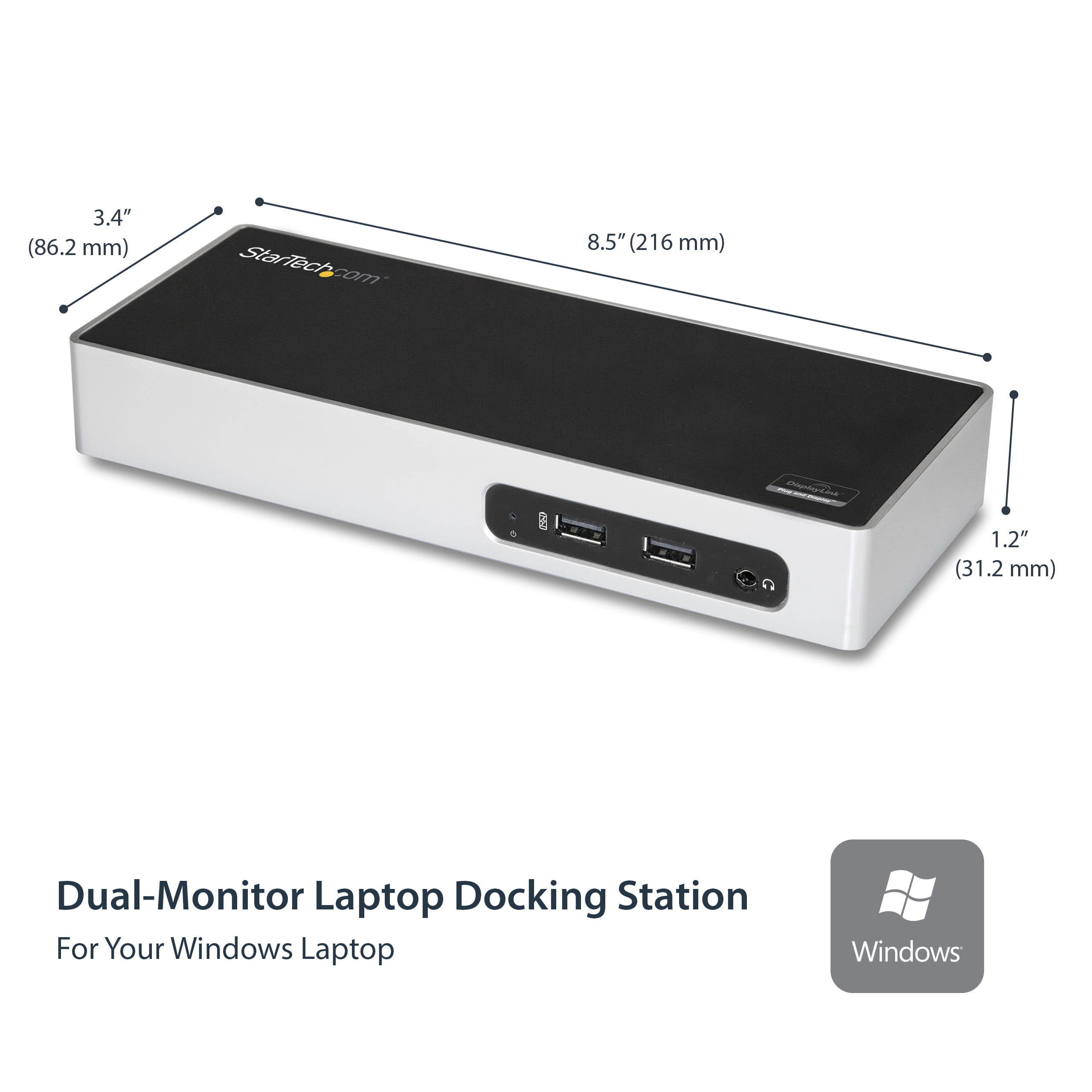 StarTech.com USB 3.0 Dual Monitor Dockingstation