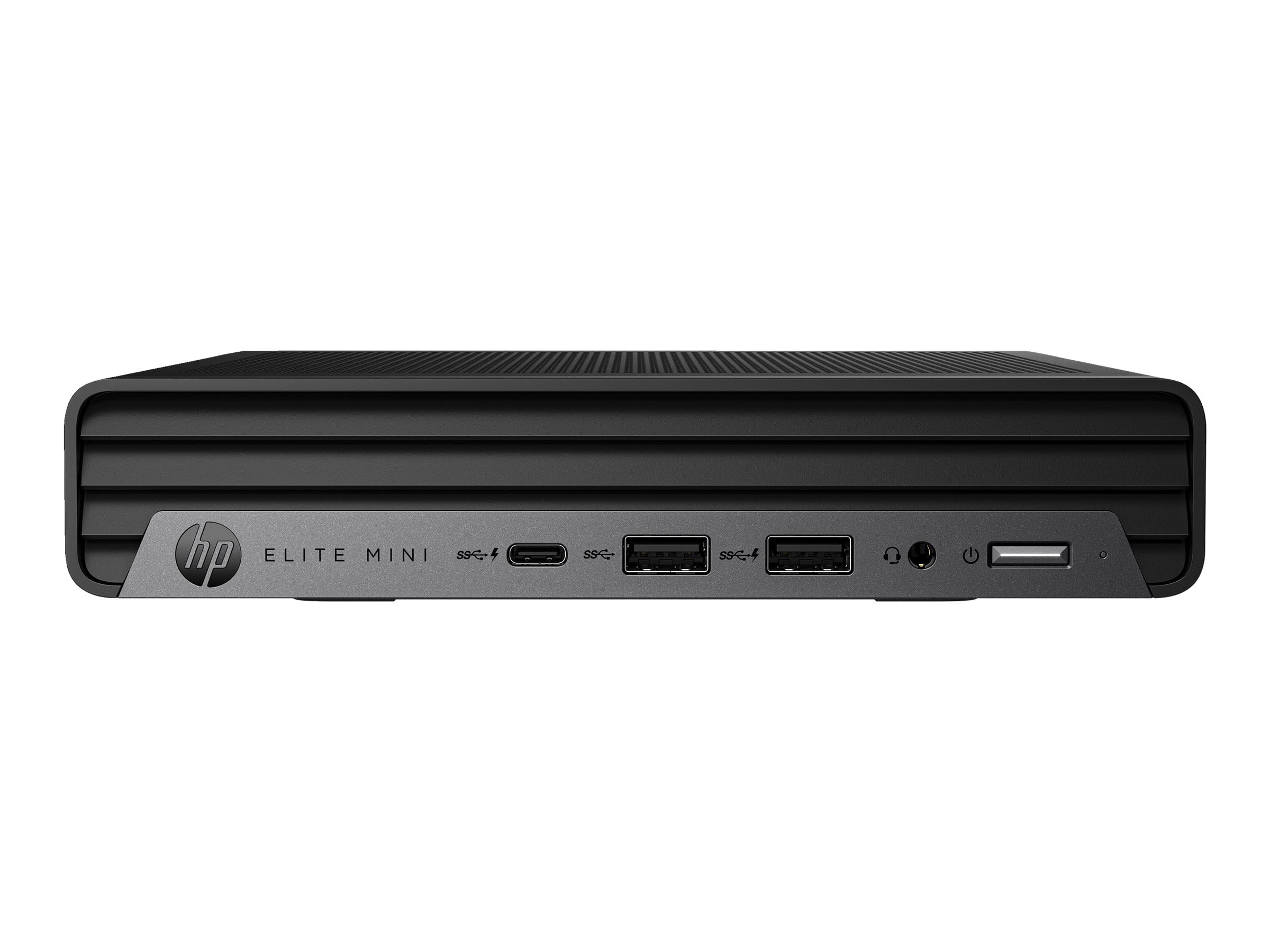 HP Elite 805 G8 - Mini Desktop - Ryzen 5 5600GE / 3.4 GHz - RAM 16 GB - SSD 256 GB - NVMe - Radeon Graphics - 1GbE, Bluetooth 5.3, Wi-Fi 6 - WLAN: 802.11a/b/g/n/ac/ax, Bluetooth 5.3 - Win 11 Pro - Monitor: keiner - Tastatur: Deutsch - Smart Buy - mit HP 