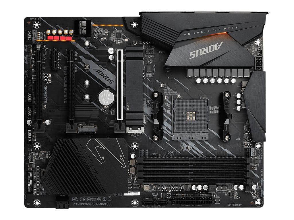 Gigabyte B550 AORUS Elite V2 - 1.0 - Motherboard - ATX - Socket AM4 - AMD B550 Chipsatz - USB 3.2 Gen 1, USB 3.2 Gen 2, USB-C Gen1 - 2.5 Gigabit LAN - Onboard-Grafik (CPU erforderlich)