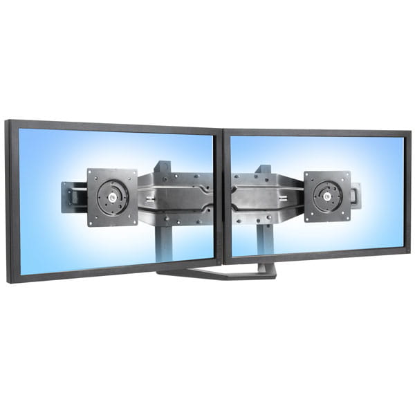 Ergotron Montagekomponente (Griff, Halterung für zwei Monitore) - für 2 LCD-Displays - Schwarz - Bildschirmgröße: 56-66 cm (22"-26")