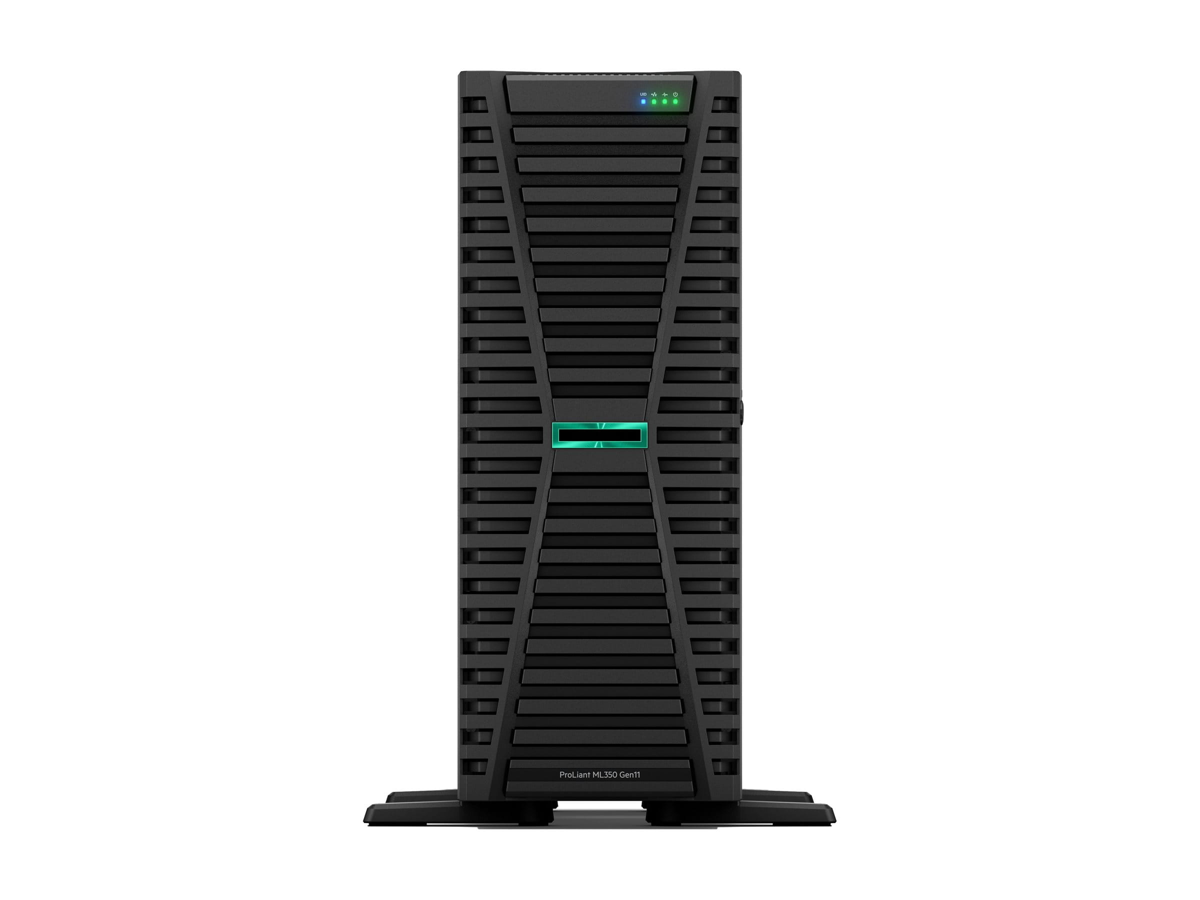 HPE ProLiant ML350 Gen11 Base - Server - Tower - 4U - zweiweg - 1 x Xeon Silver 4410Y / 2 GHz - RAM 32 GB - SATA/SAS/NVMe - Hot-Swap 6.4 cm (2.5")