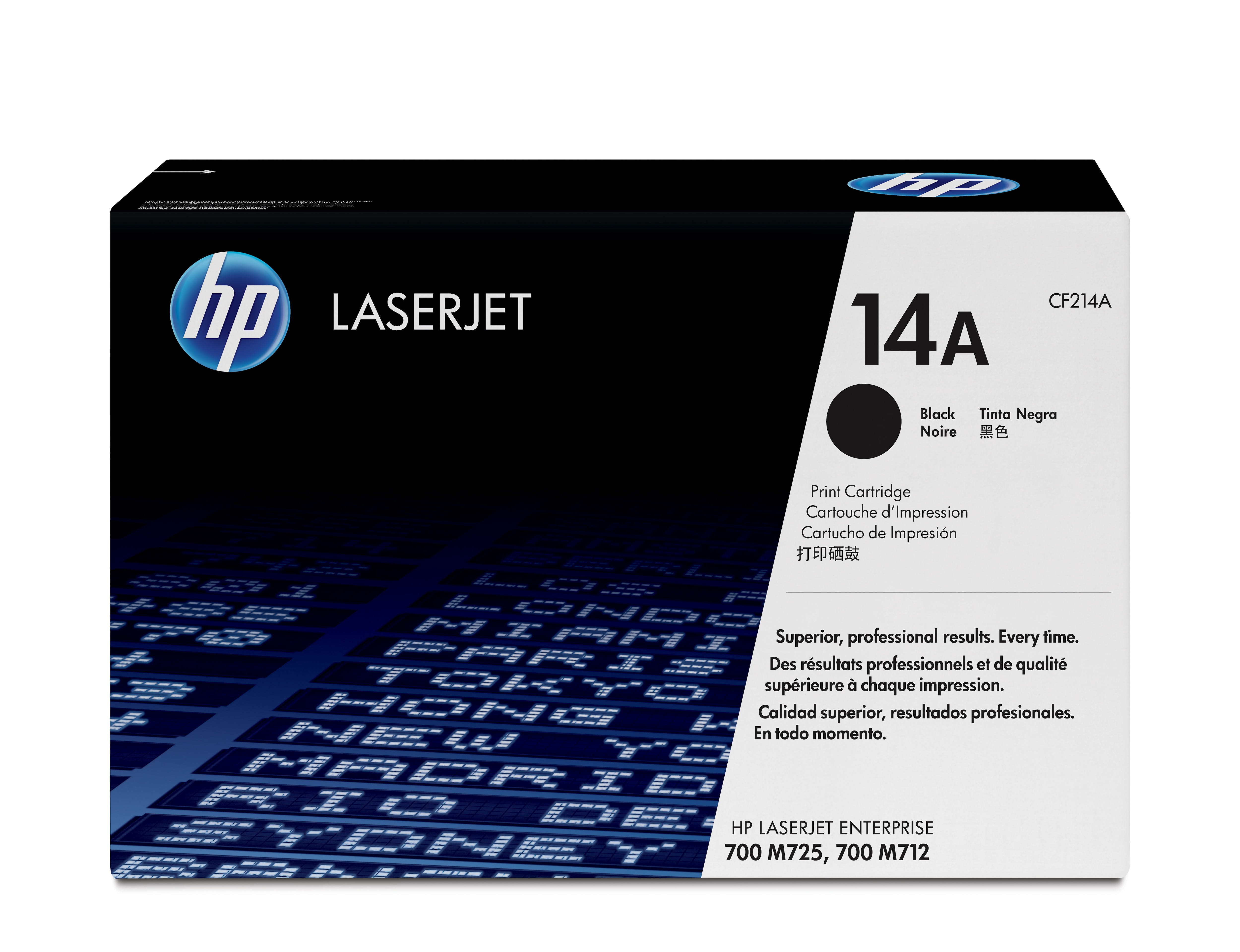 HP 14A - Schwarz - original - LaserJet - Tonerpatrone (CF214A)