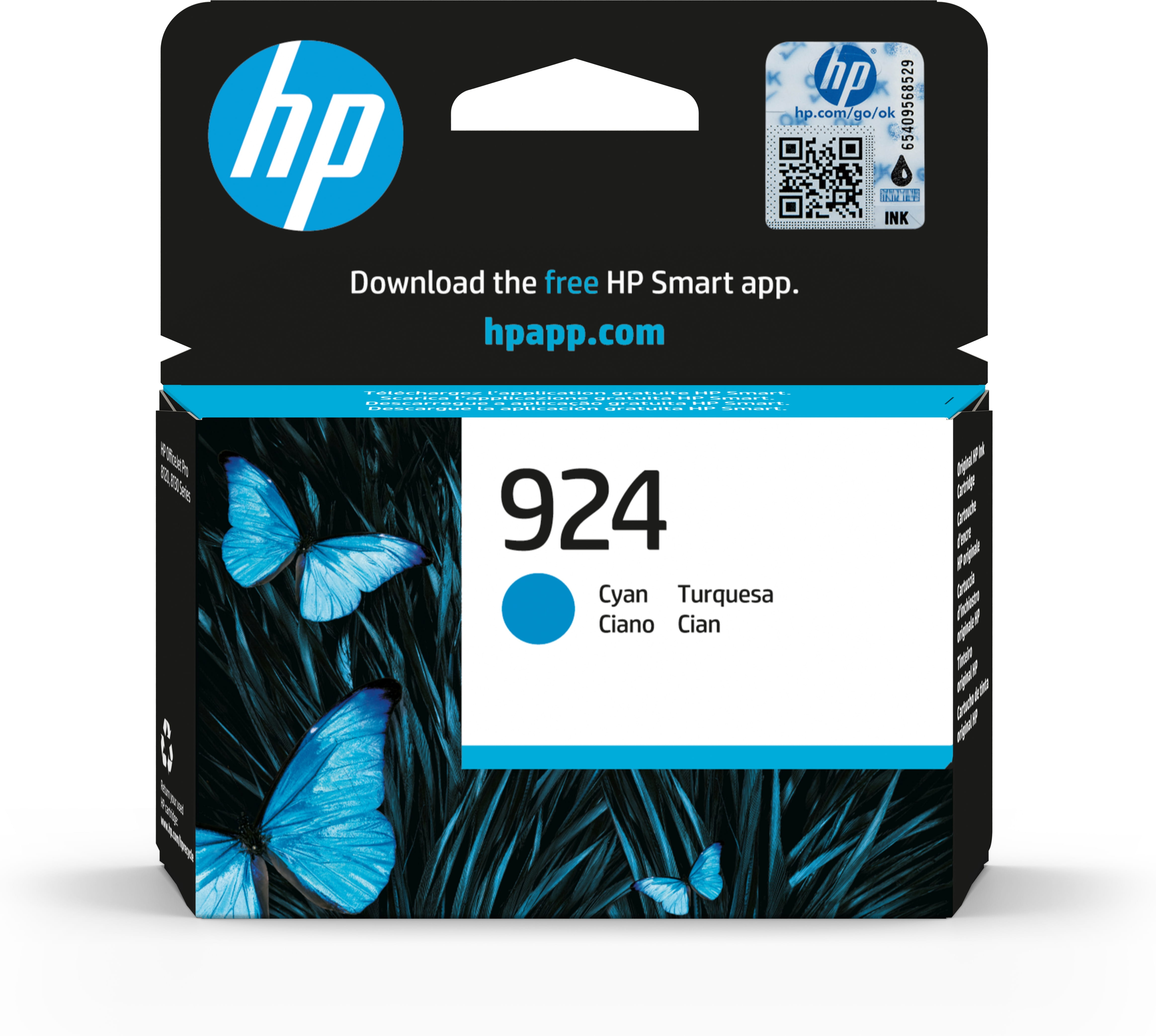HP 924 - Cyan - original - Officejet - Tintenpatrone