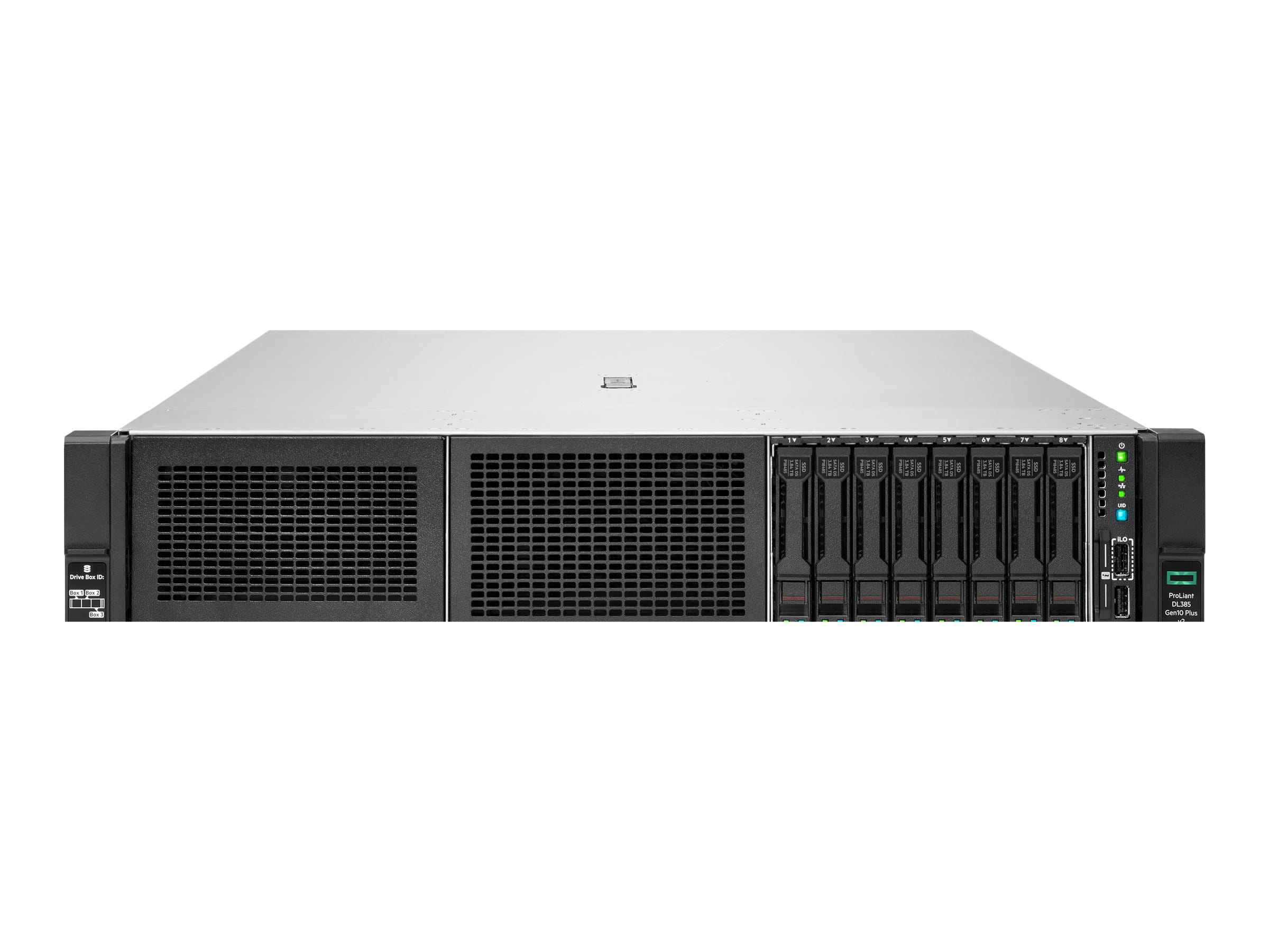 HPE ProLiant DL385 Gen10 Plus V2 Base - Server - Rack-Montage - 2U - zweiweg - 1 x EPYC 7313 / 3 GHz - RAM 32 GB - SATA/SAS/NVMe - Hot-Swap 6.4 cm (2.5") HPE ProLiant DL385 Gen10 Plus V2 Base - Server - Rack-Montage - 2U - zweiweg - 1 x EPYC 7313 / 3 GHz - RAM 32 GB - SATA/SAS/NVMe - Hot-Swap 6.4 cm (2.5")