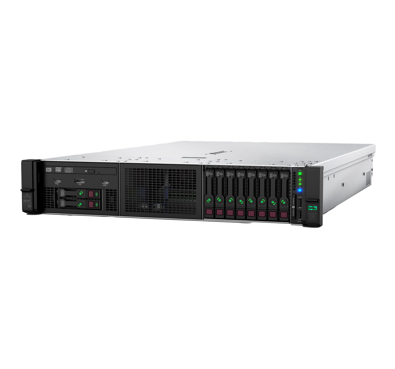 HPE ProLiant DL380 Gen10 - Server - Rack-Montage - 2U - zweiweg - 1 x Xeon Silver 4214R / 2.4 GHz - RAM 32 GB - SATA/SAS - Hot-Swap 6.4 cm (2.5")