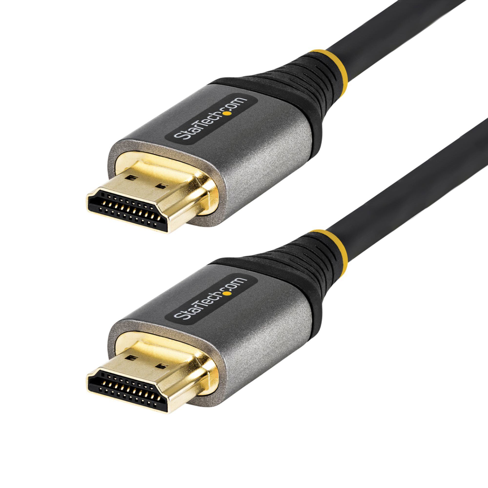 StarTech.com 16ft (5m) Premium Certified HDMI 2.0 Cable - High-Speed Ultra HD 4K 60Hz HDMI Cable with Ethernet - HDR10, ARC - UHD HDMI Video Cord - For UHD Monitors, TVs, Displays - M/M - Premium Highspeed - HDMI-Kabel mit Ethernet - HDMI männlich zu HD