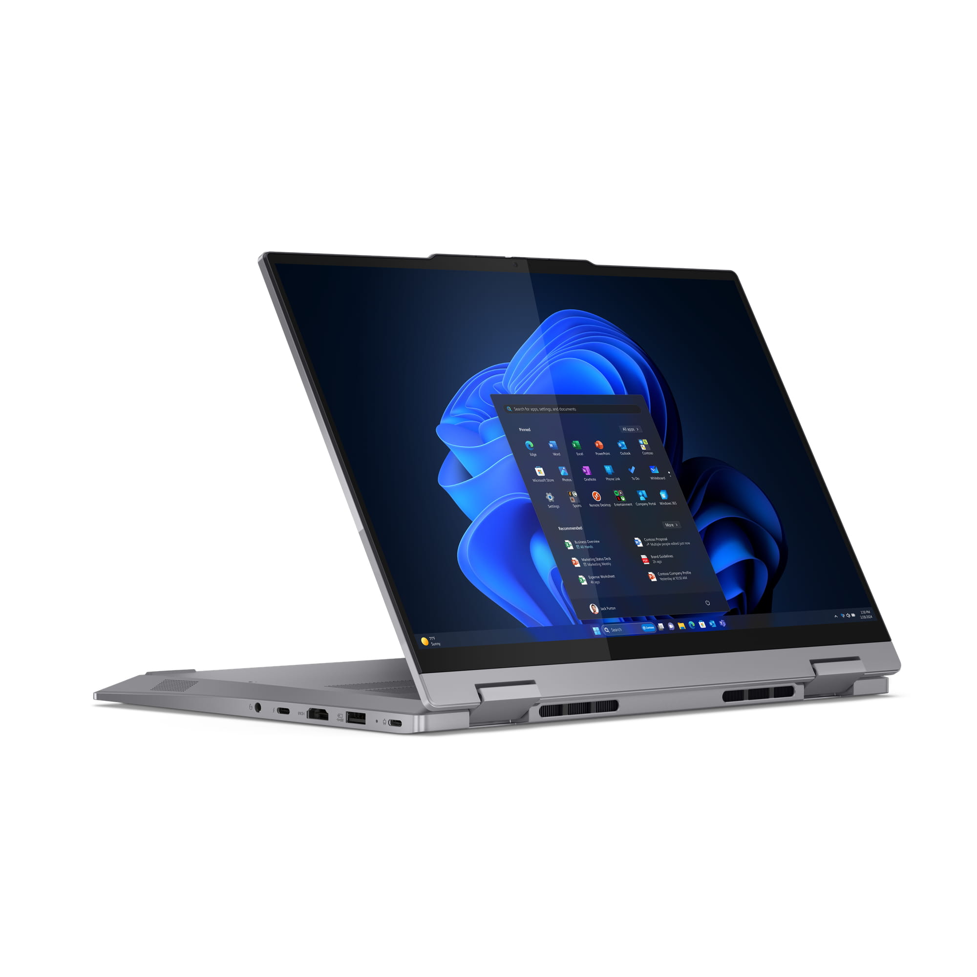 Lenovo ThinkBook 14 2-in-1 G4 IML 21MX - Flip-Design - Intel Core Ultra 5 125U / 1.3 GHz - Win 11 Pro - Intel Graphics - 16 GB RAM - 512 GB SSD NVMe - 35.6 cm (14")